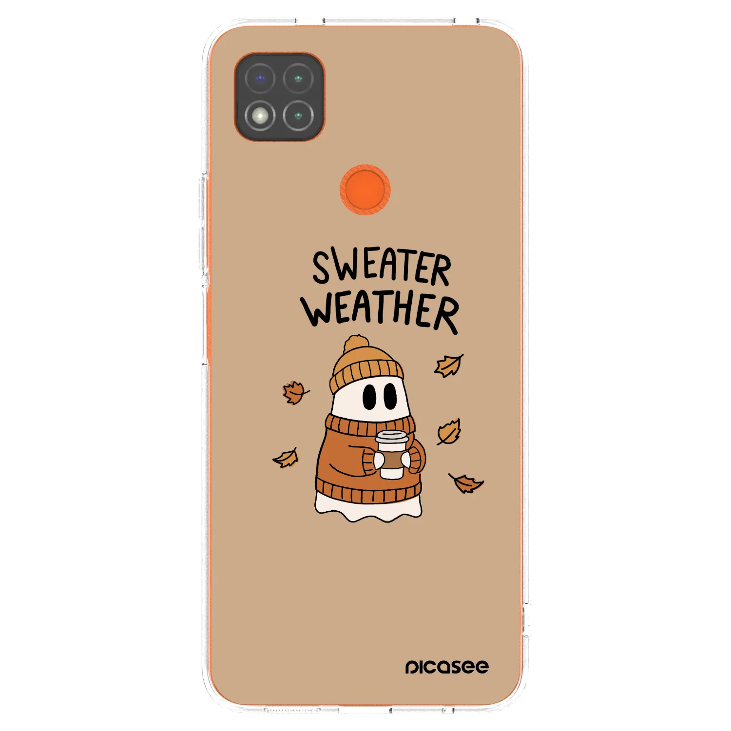 Picasee husă transparentă din silicon pentru Xiaomi Redmi 9C - Sweater ghost