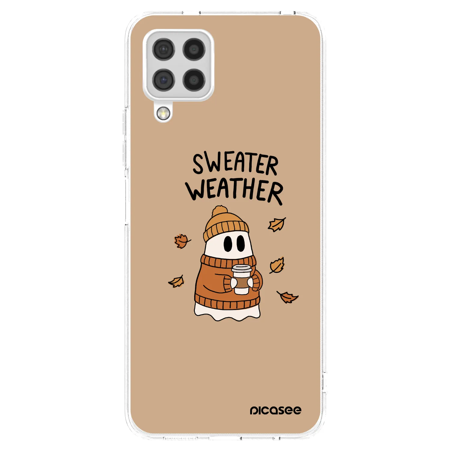 Picasee husă transparentă din silicon pentru Samsung Galaxy A22 A225F 4G - Sweater ghost