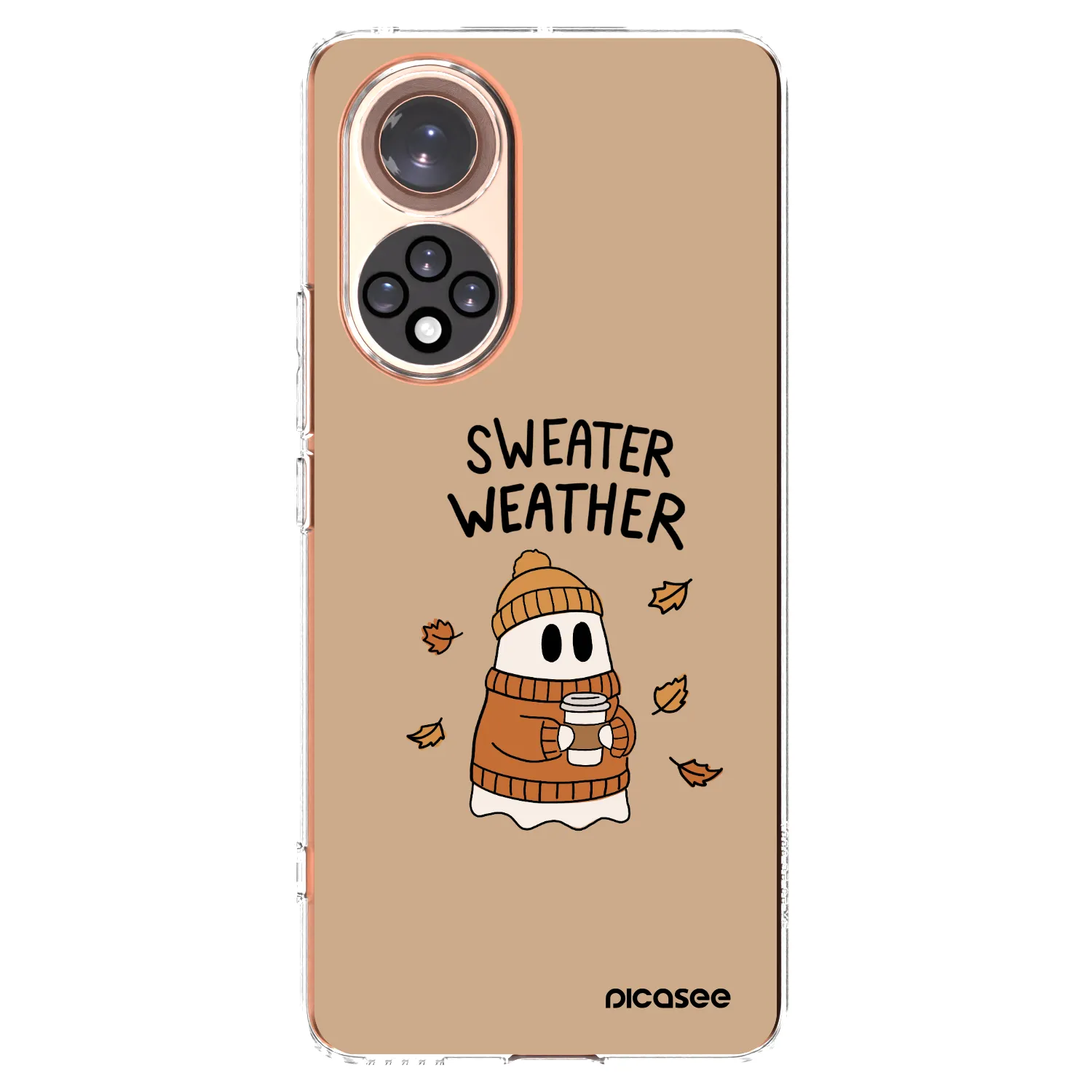 Picasee husă transparentă din silicon pentru Honor 50 5G - Sweater ghost