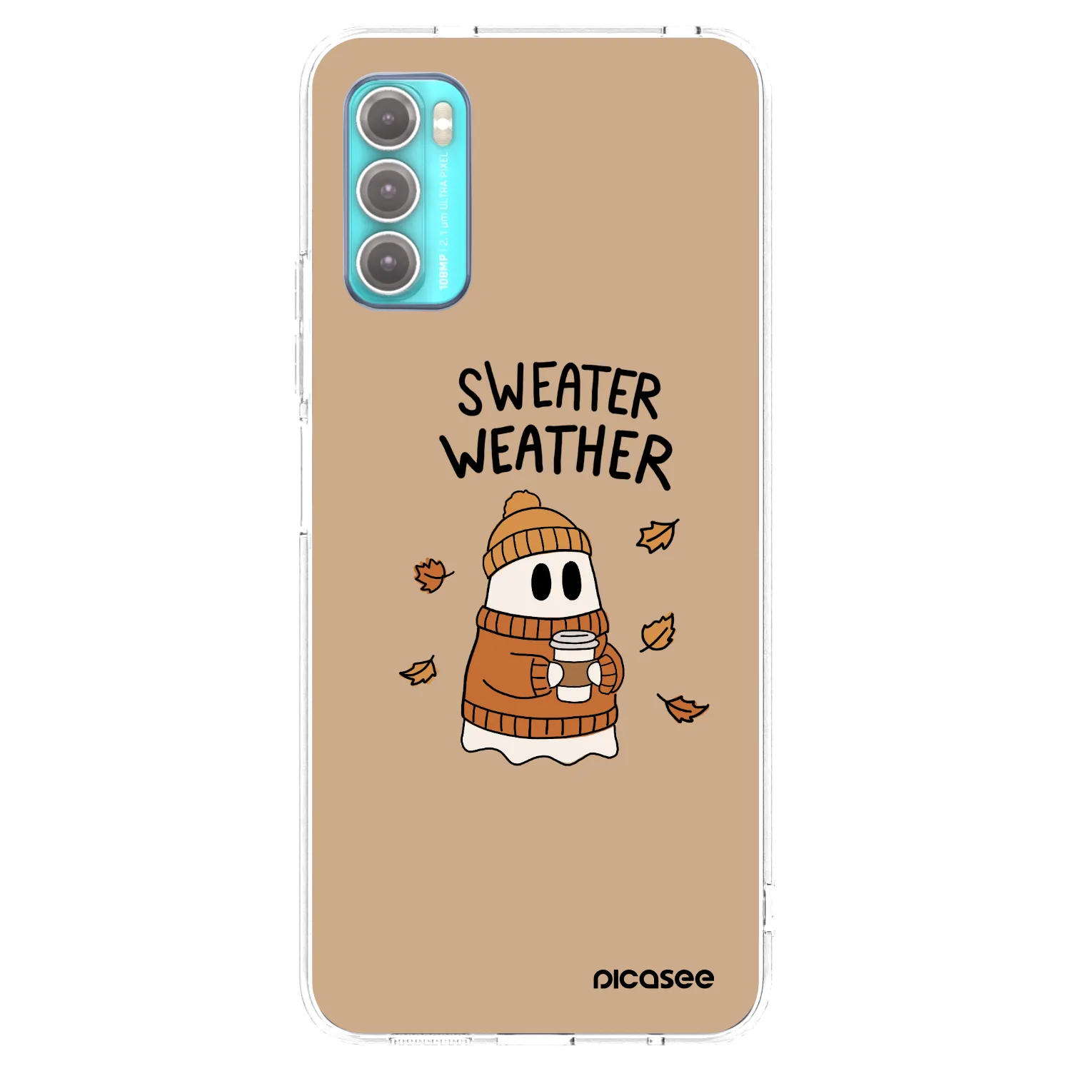Picasee husă transparentă din silicon pentru Motorola Moto G60 - Sweater ghost