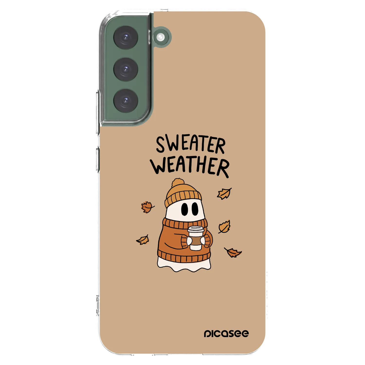 Picasee husă transparentă din silicon pentru Samsung Galaxy S22+ 5G - Sweater ghost