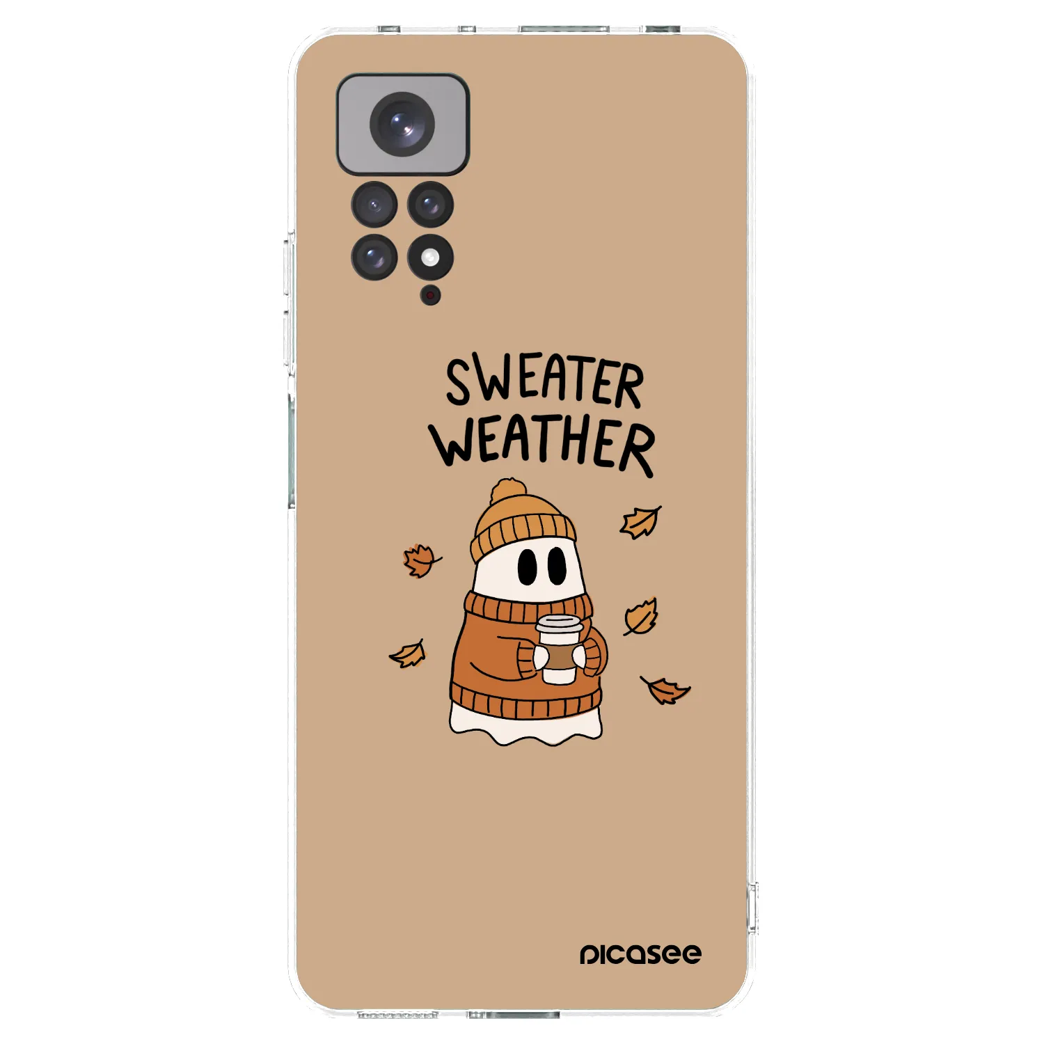 Picasee husă transparentă din silicon pentru Xiaomi Redmi Note 11 - Sweater ghost