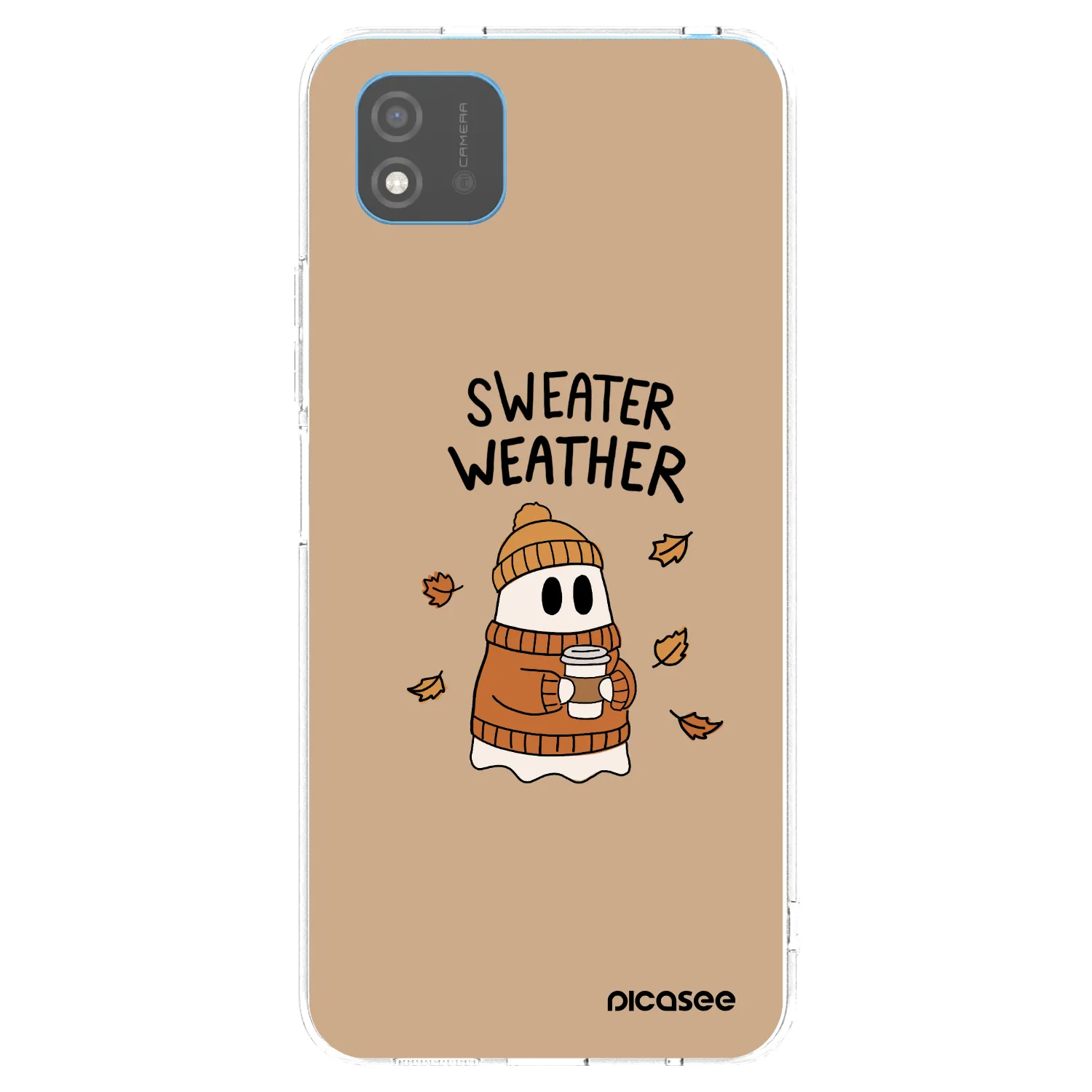 Picasee husă transparentă din silicon pentru Realme C11 (2021) - Sweater ghost