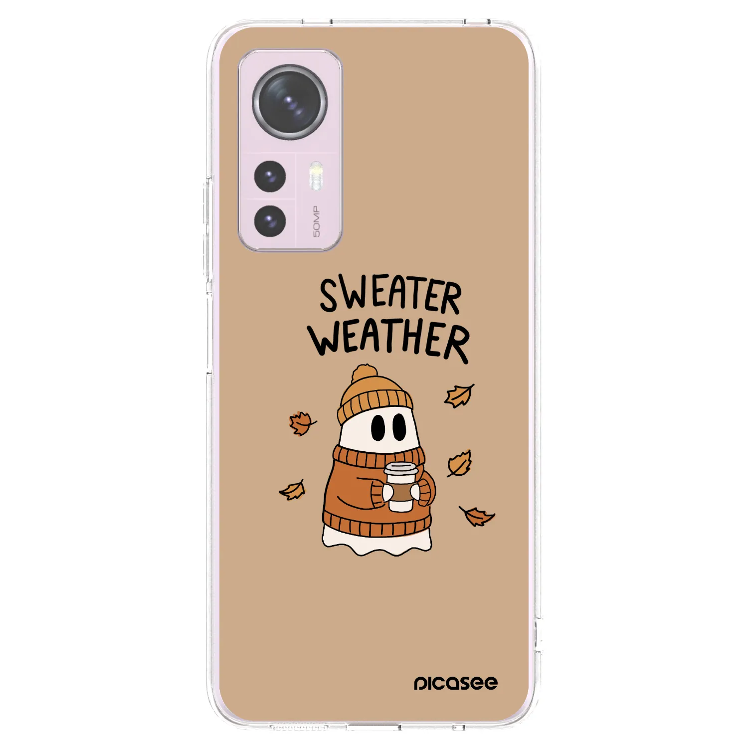 Picasee husă transparentă din silicon pentru Xiaomi 12 - Sweater ghost