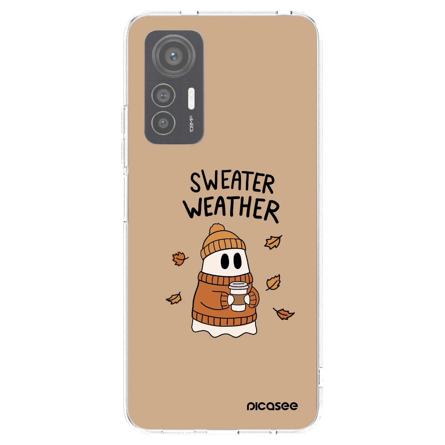 Picasee husă transparentă din silicon pentru Xiaomi 12 Lite - Sweater ghost