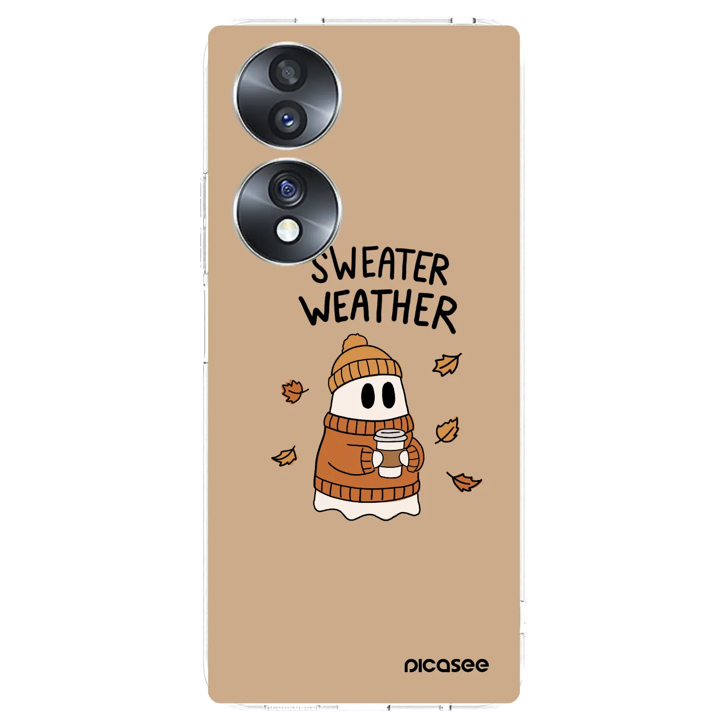 Picasee husă transparentă din silicon pentru Honor 70 - Sweater ghost