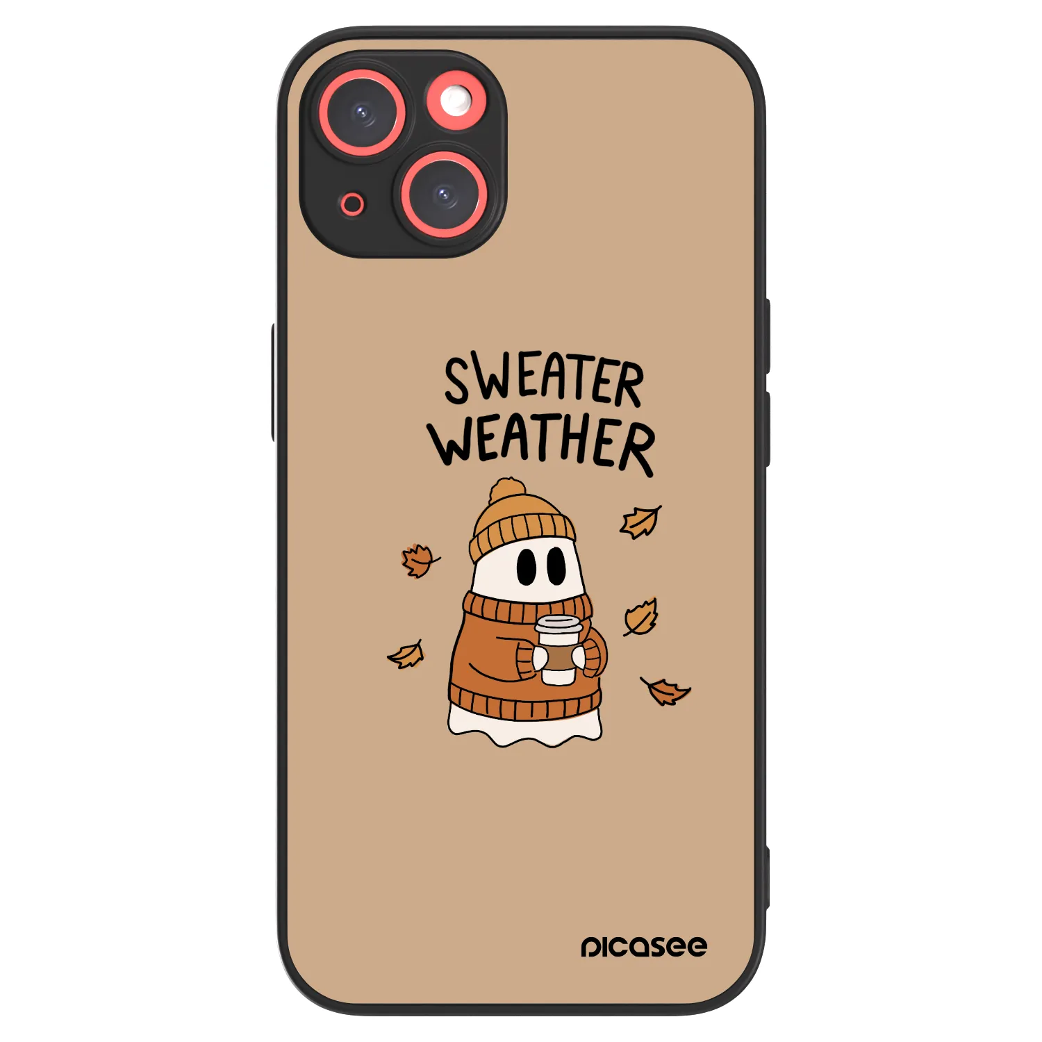Picasee ULTIMATE CASE MagSafe pentru Apple iPhone 13 - Sweater ghost