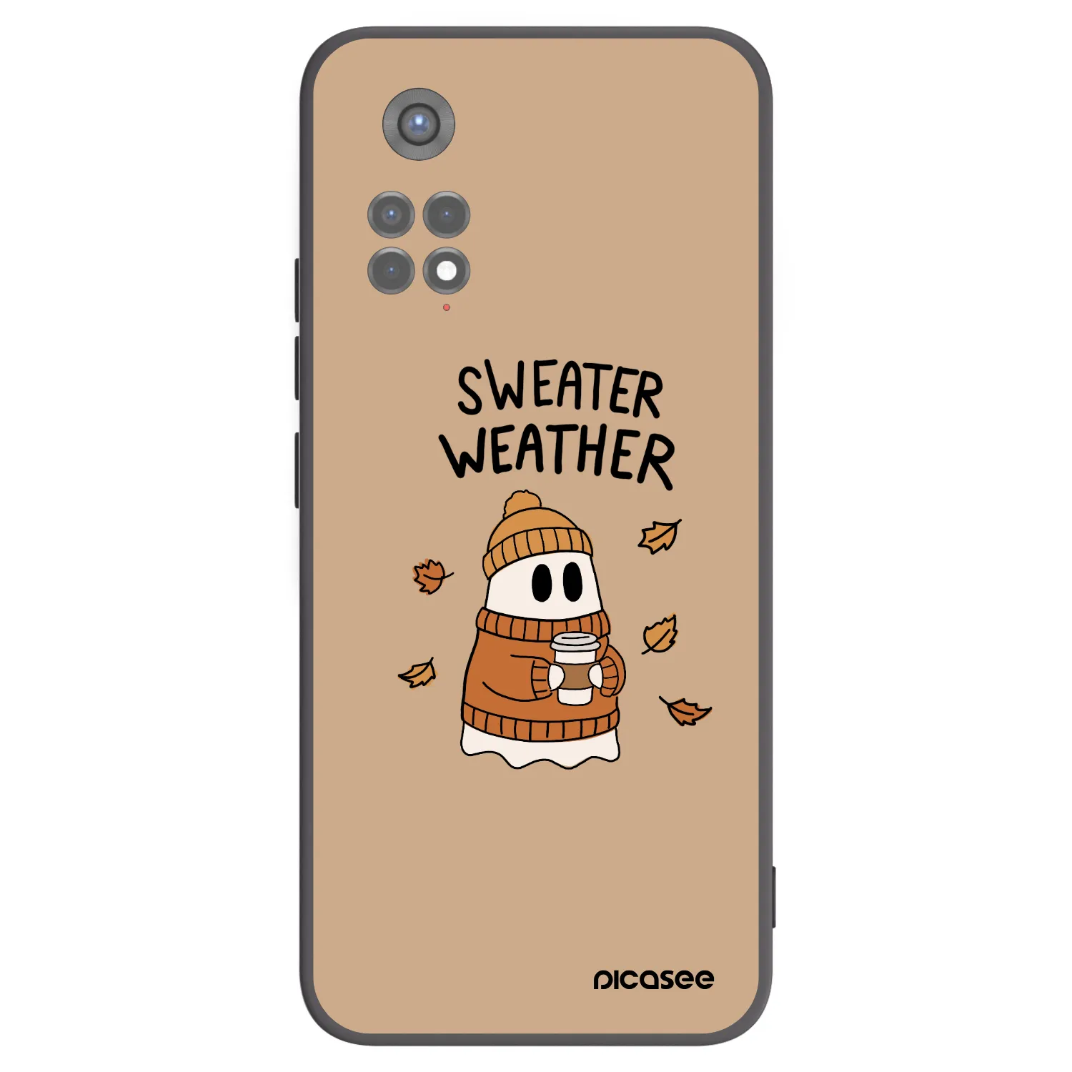 Picasee husă neagră din silicon pentru Xiaomi Redmi Note 11S 5G - Sweater ghost