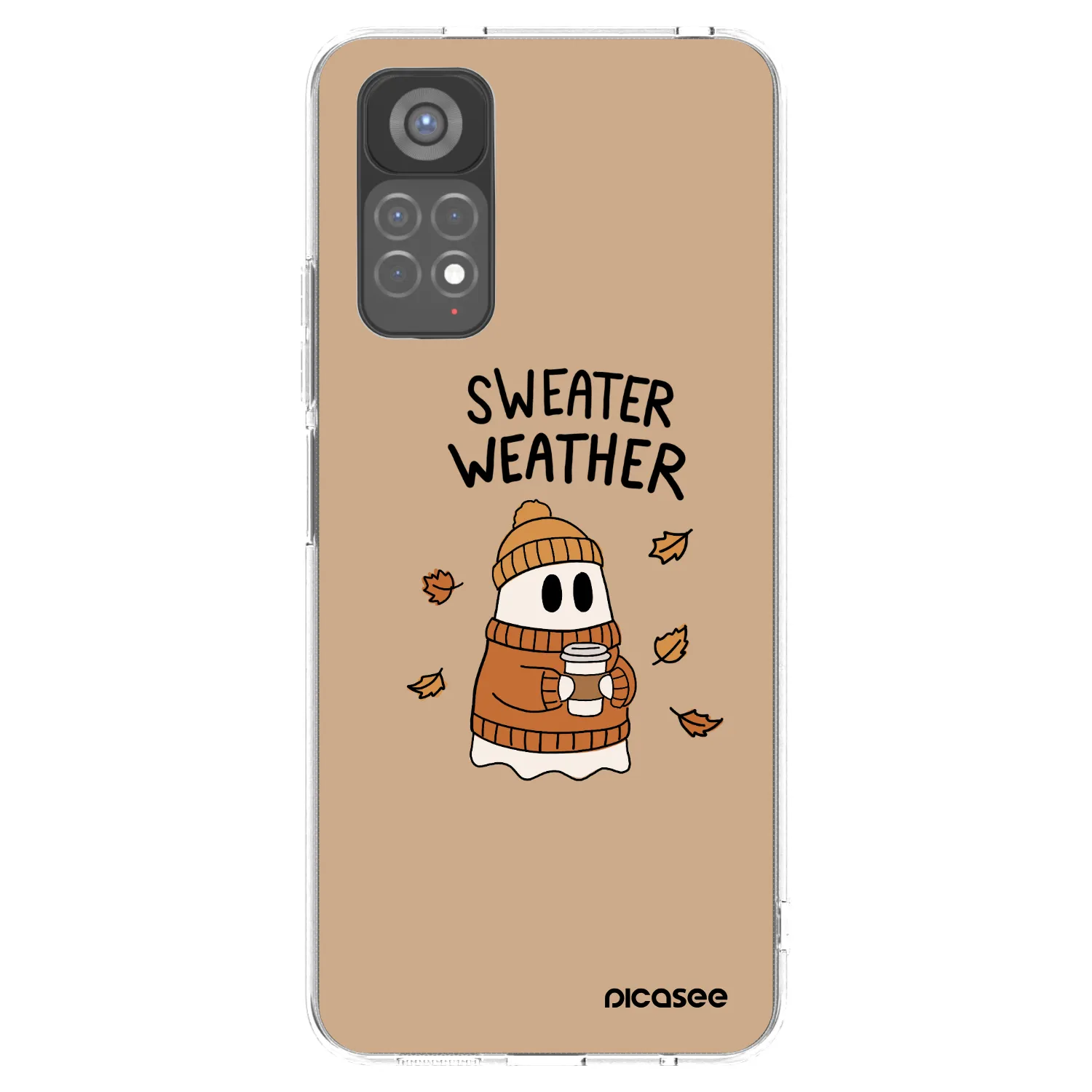 Picasee husă transparentă din silicon pentru Xiaomi Redmi Note 11S 5G - Sweater ghost