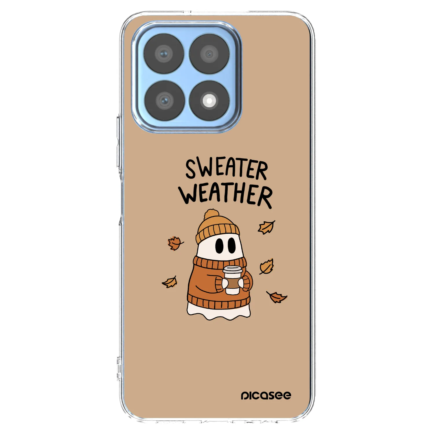 Picasee husă transparentă din silicon pentru Honor X8a - Sweater ghost