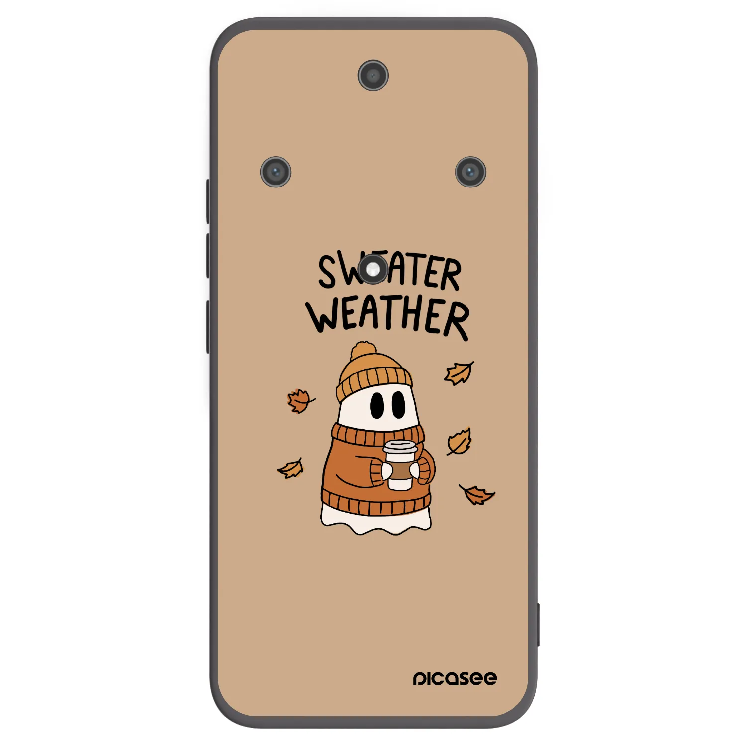 Picasee husă neagră din silicon pentru Honor Magic5 Lite 5G - Sweater ghost