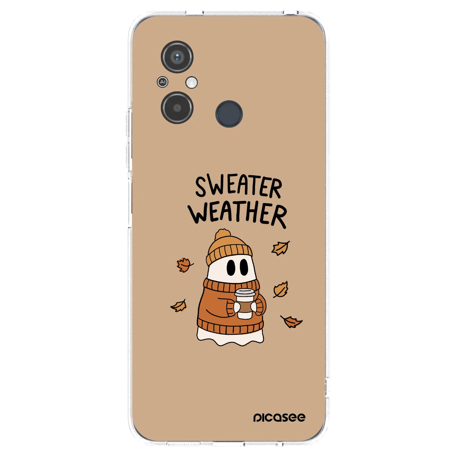 Picasee husă transparentă din silicon pentru Xiaomi Redmi 12C - Sweater ghost