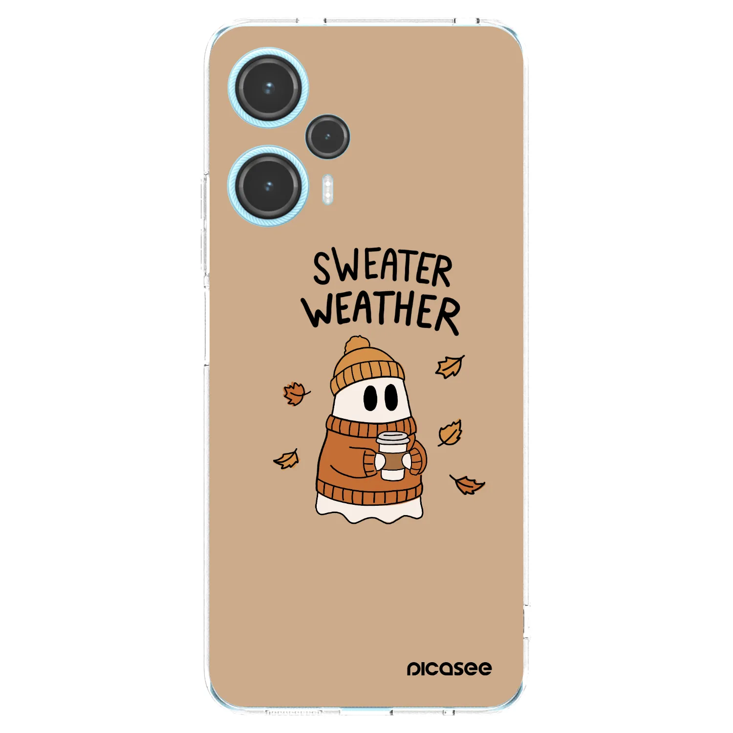Picasee husă transparentă din silicon pentru Xiaomi Poco F5 - Sweater ghost
