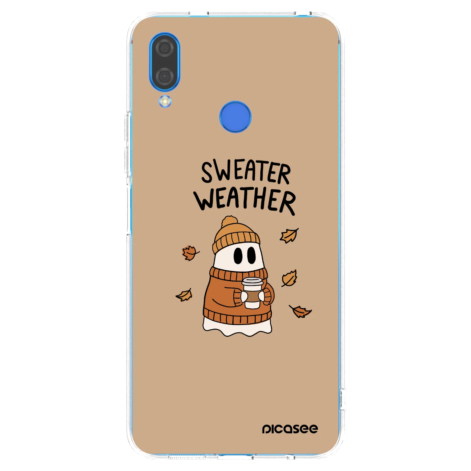 Picasee husă transparentă din silicon pentru Huawei Nova 3i - Sweater ghost