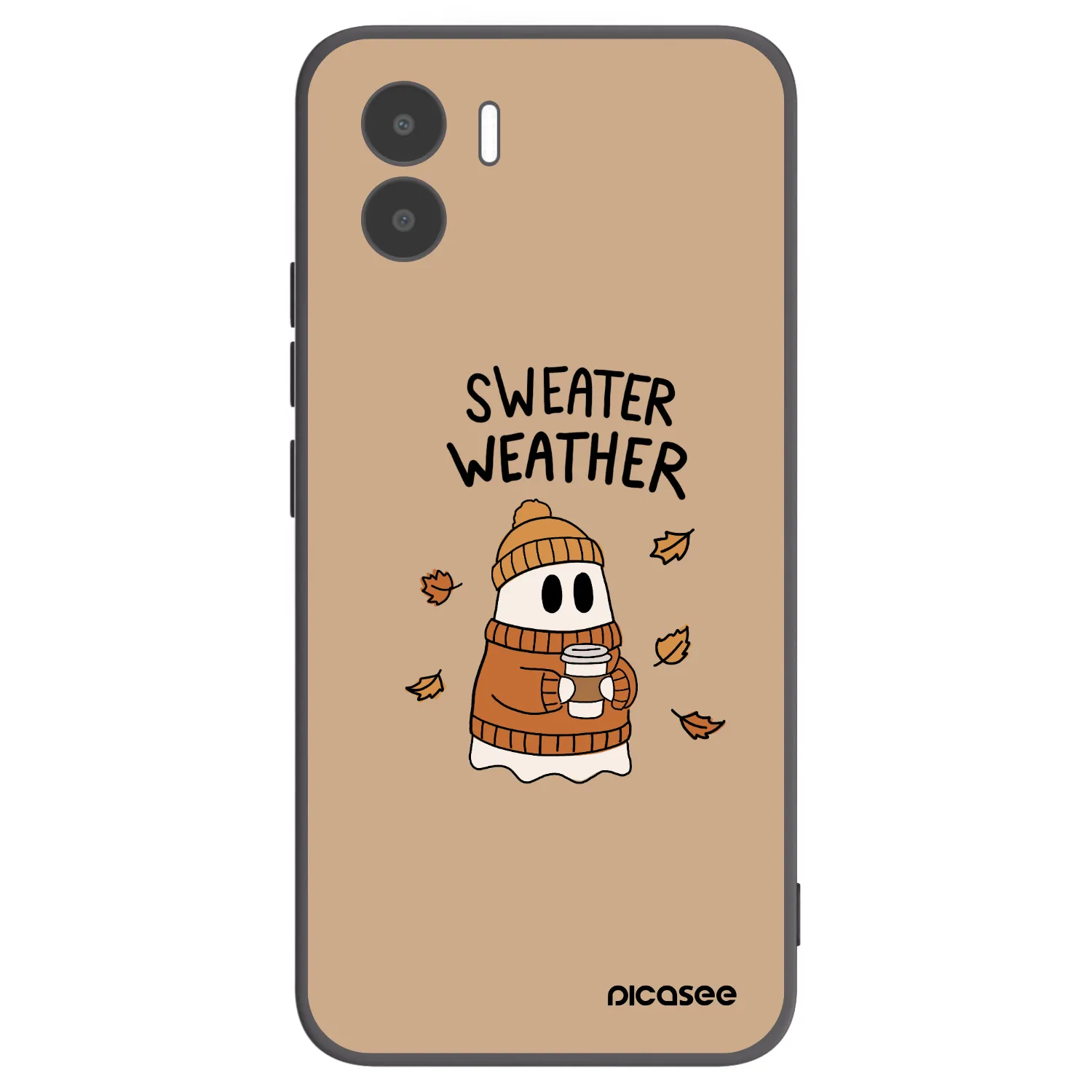Picasee husă neagră din silicon pentru Xiaomi Redmi A2 - Sweater ghost