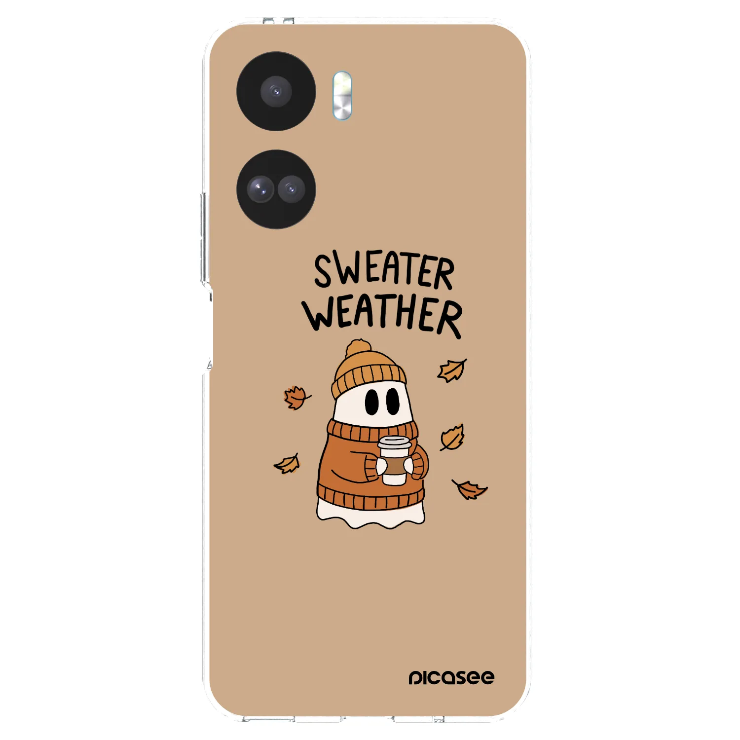 Picasee husă transparentă din silicon pentru Honor 90 Lite 5G - Sweater ghost