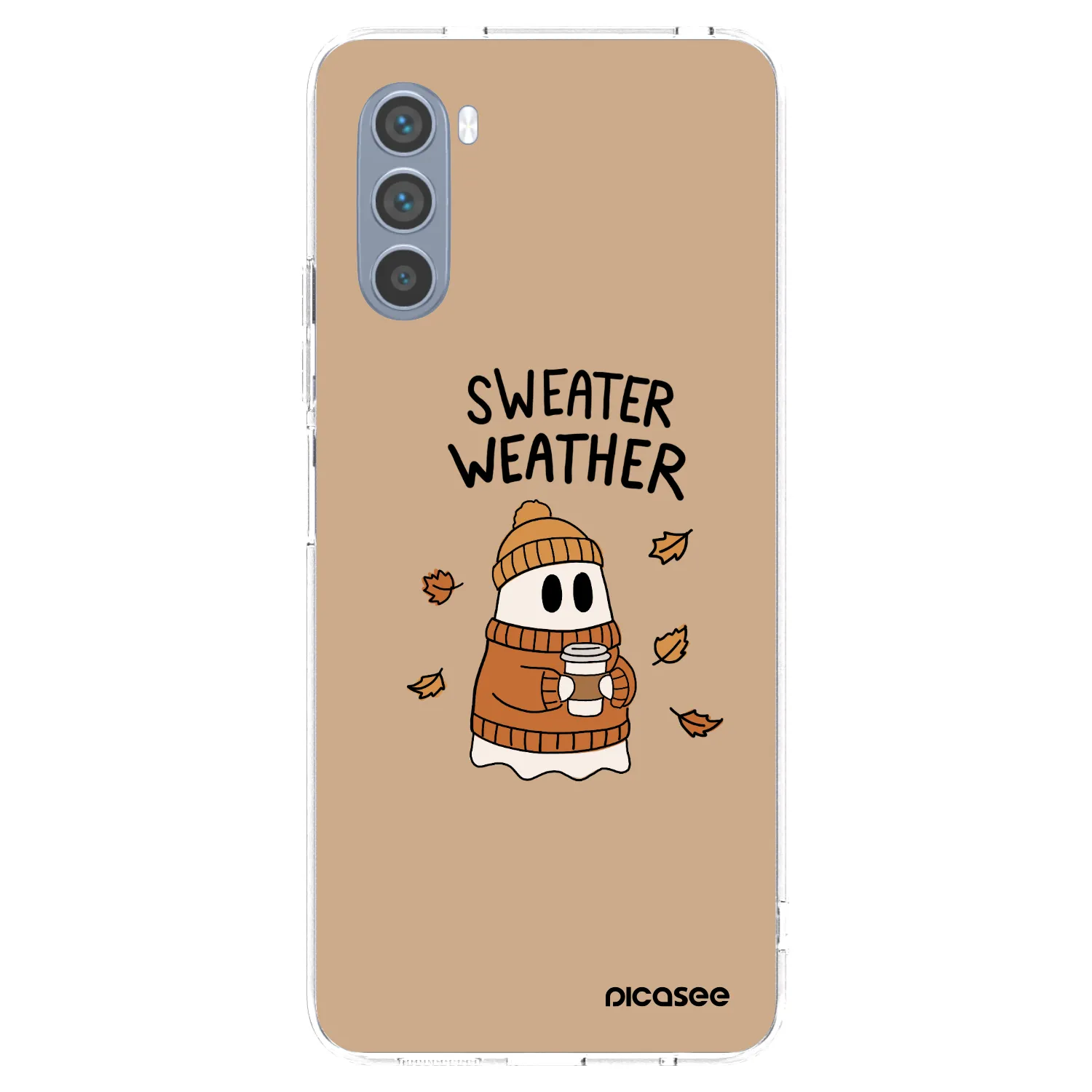 Picasee husă transparentă din silicon pentru Motorola Moto G62 - Sweater ghost