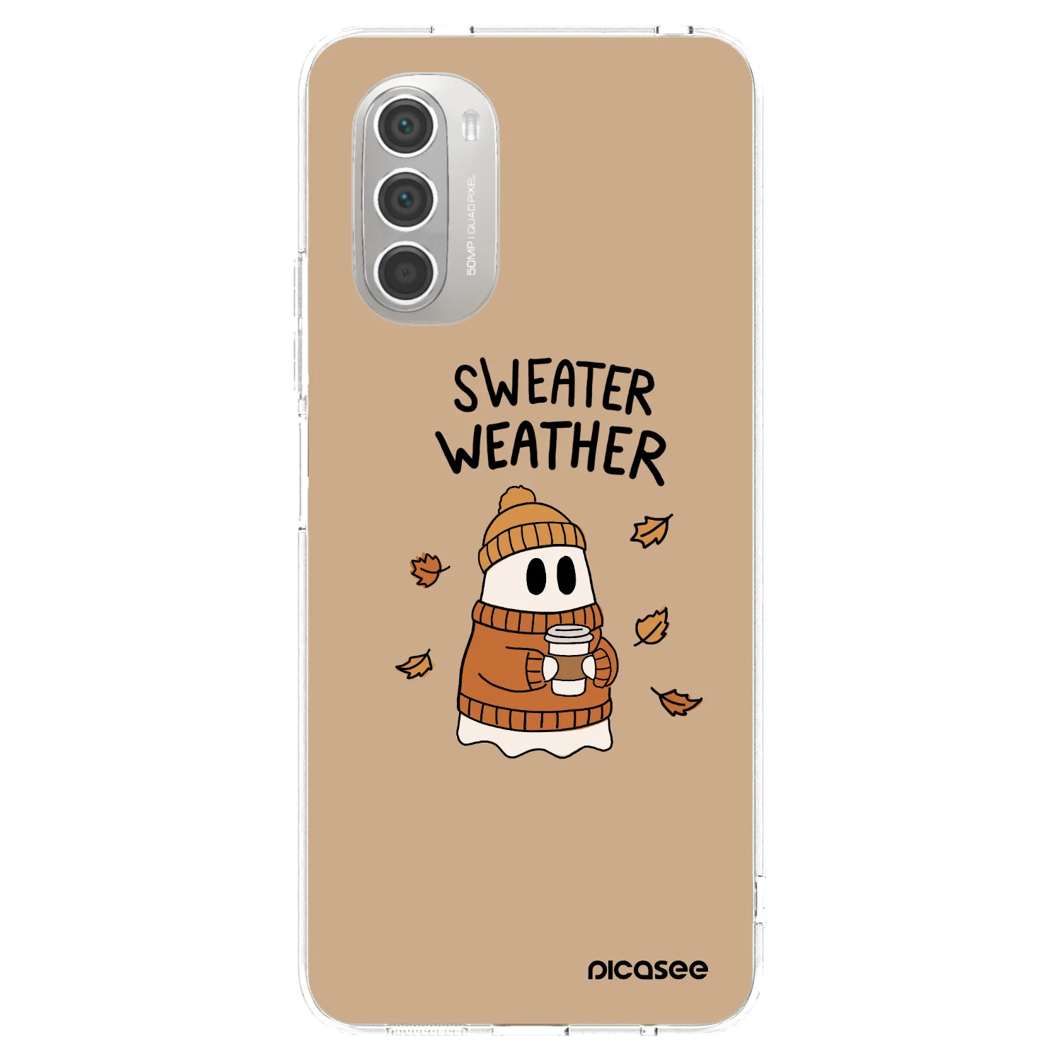 Picasee husă transparentă din silicon pentru Motorola Moto G51 - Sweater ghost