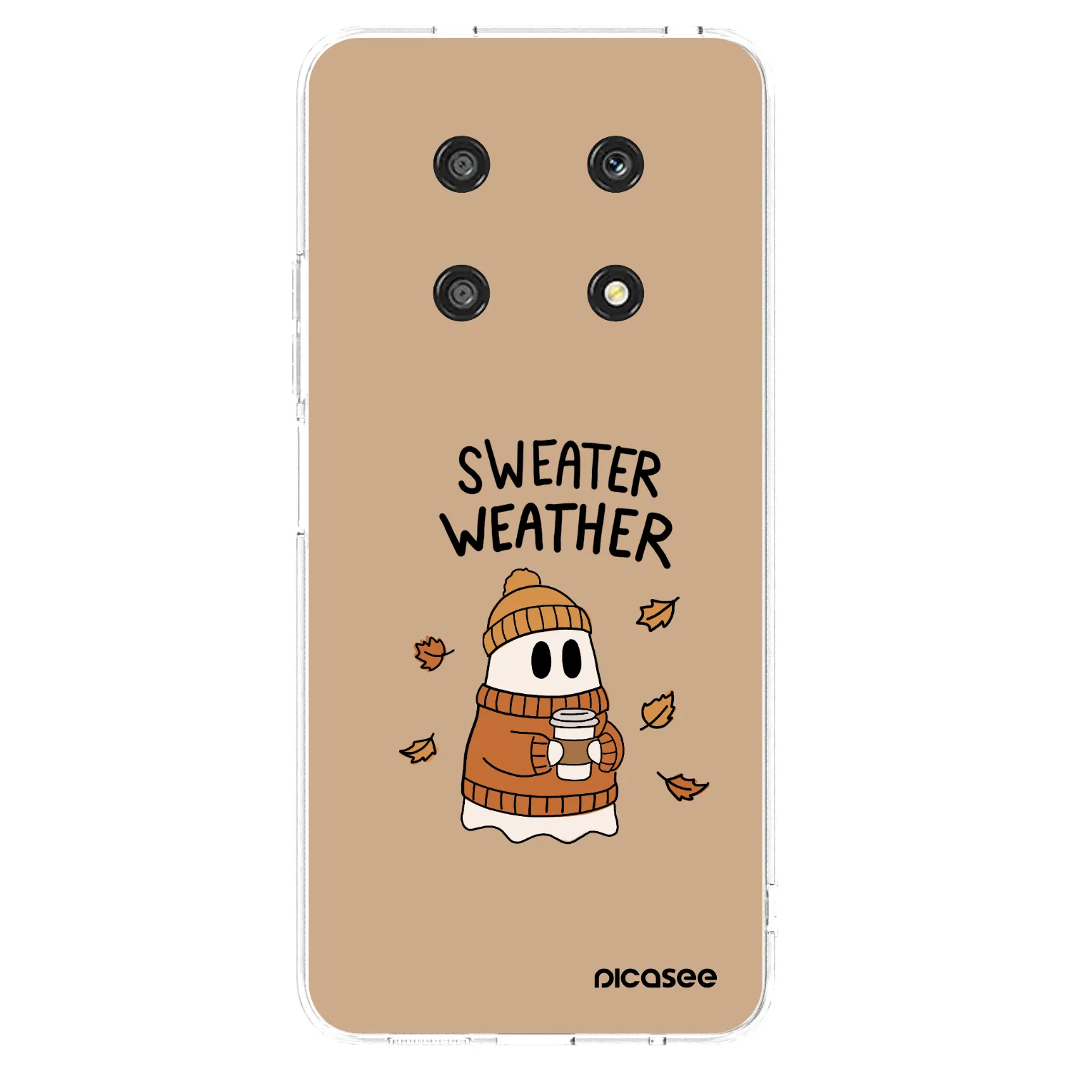 Picasee husă transparentă din silicon pentru Honor Magic4 Lite 5G - Sweater ghost