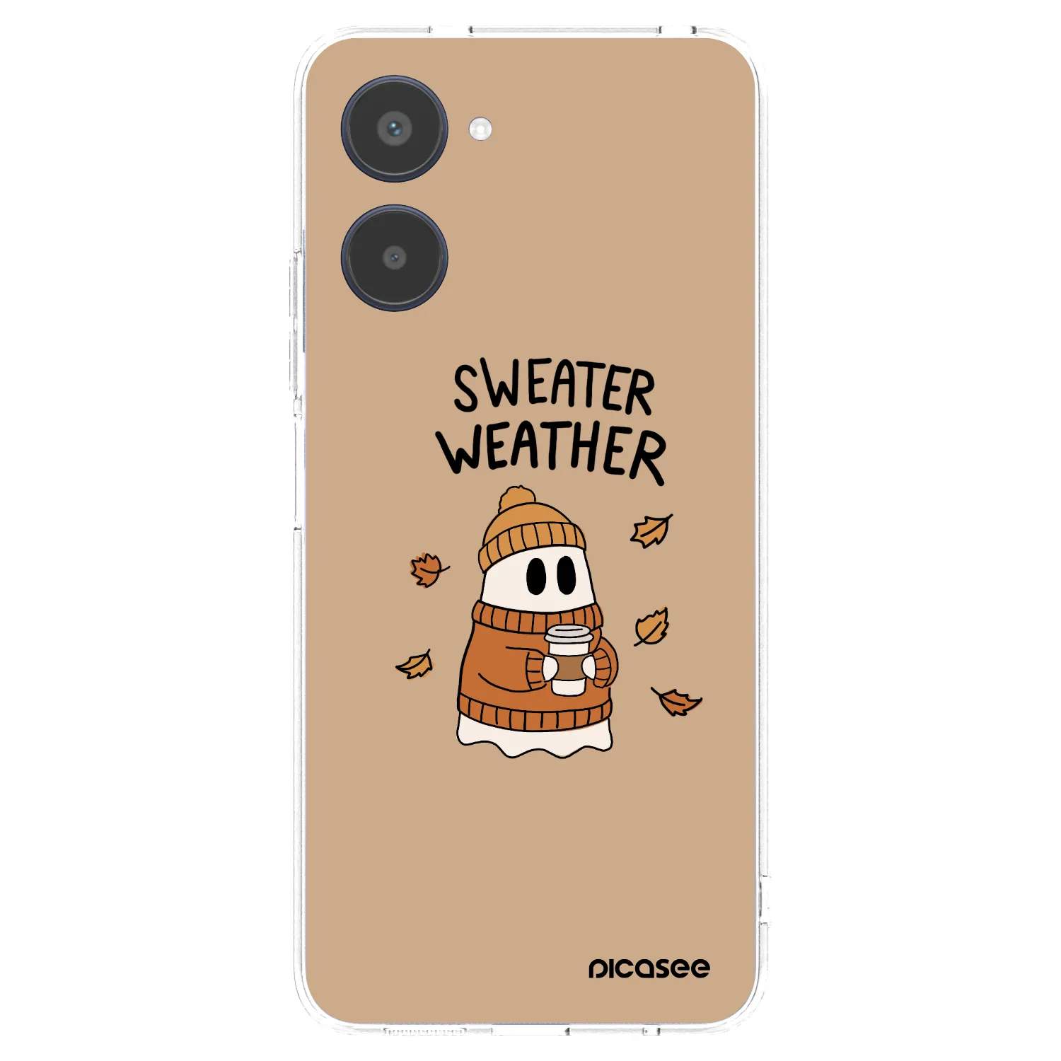 Picasee husă transparentă din silicon pentru Realme 10 4G - Sweater ghost