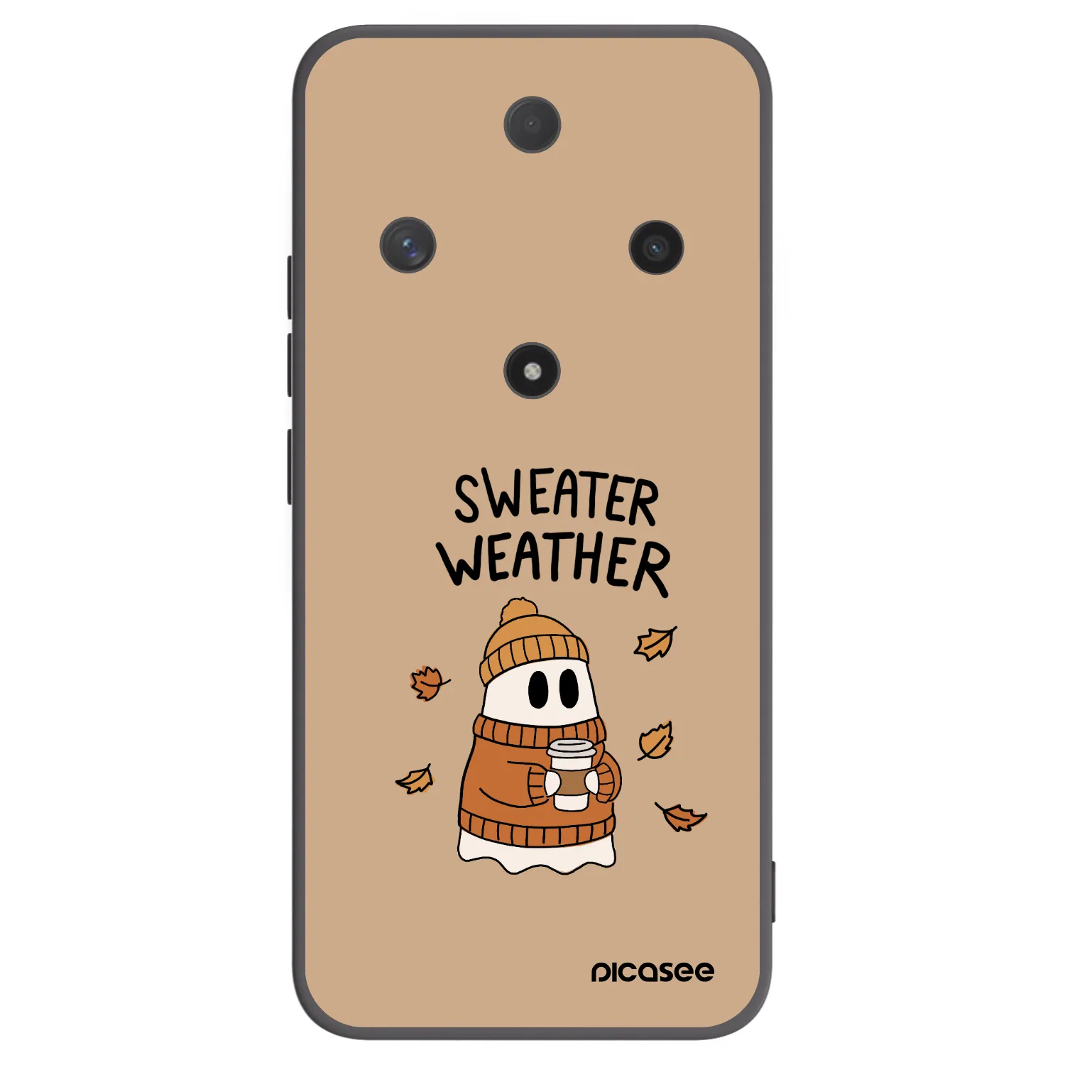 Picasee husă neagră din silicon pentru Honor Magic6 Lite 5G - Sweater ghost