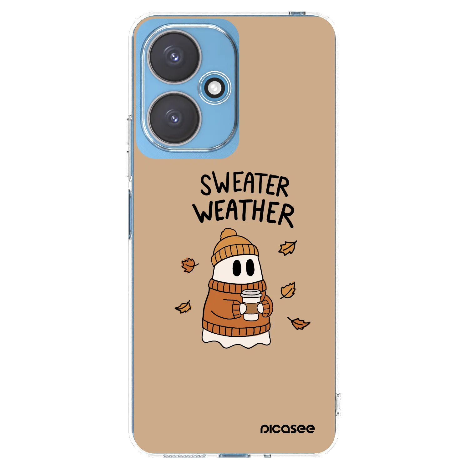 Picasee husă transparentă din silicon pentru Xiaomi Redmi 13C 5G - Sweater ghost