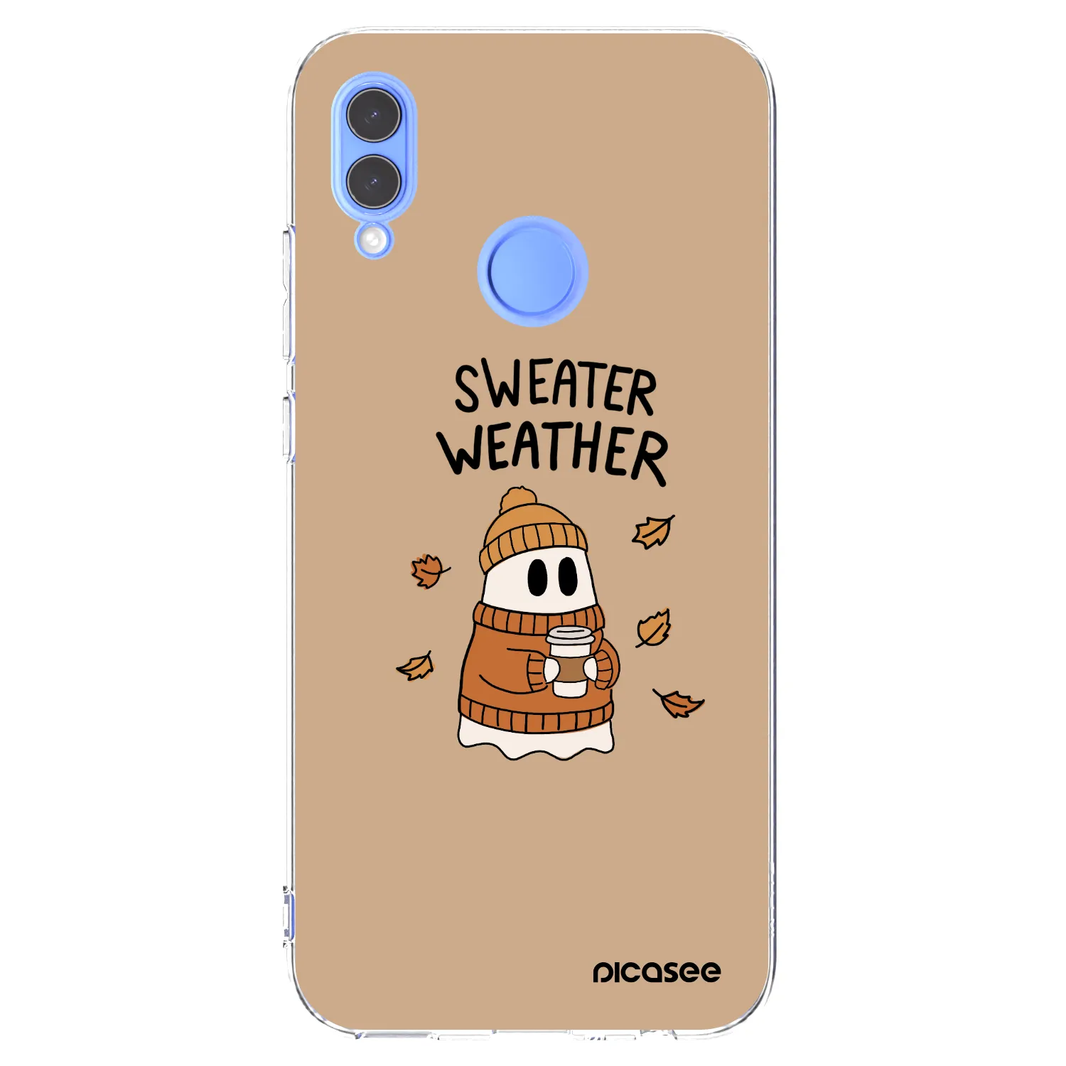 Picasee husă transparentă din silicon pentru Honor 10 Lite - Sweater ghost