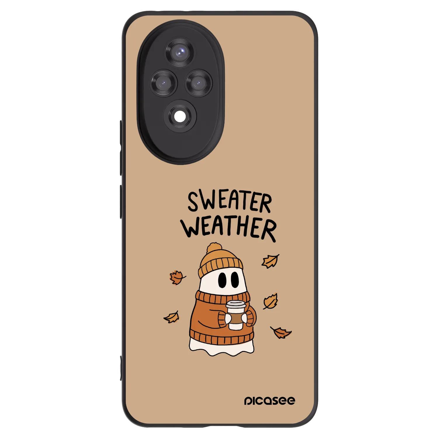 Picasee husă neagră din silicon pentru Honor 200 5G - Sweater ghost