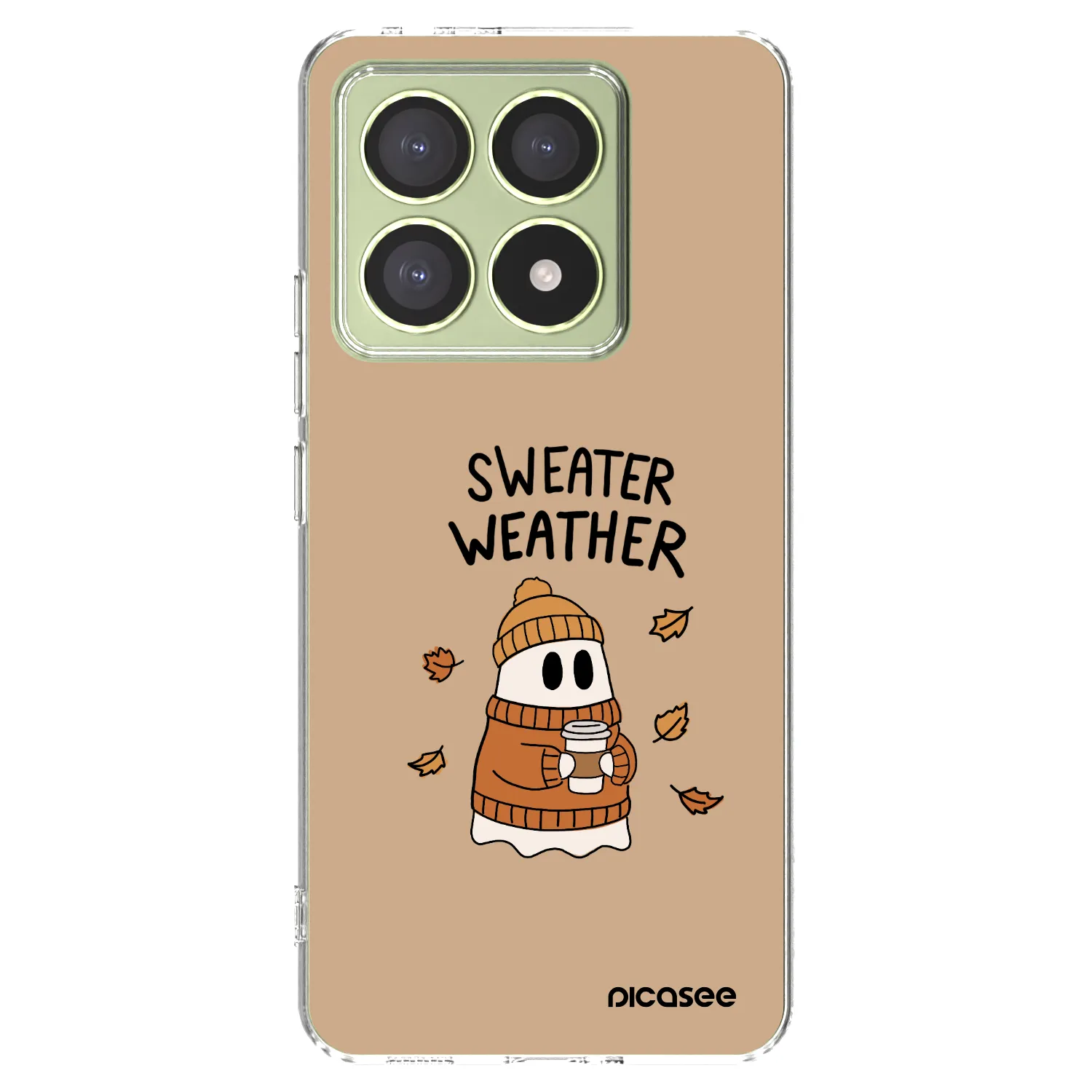 Picasee husă transparentă din silicon pentru Xiaomi 14T - Sweater ghost