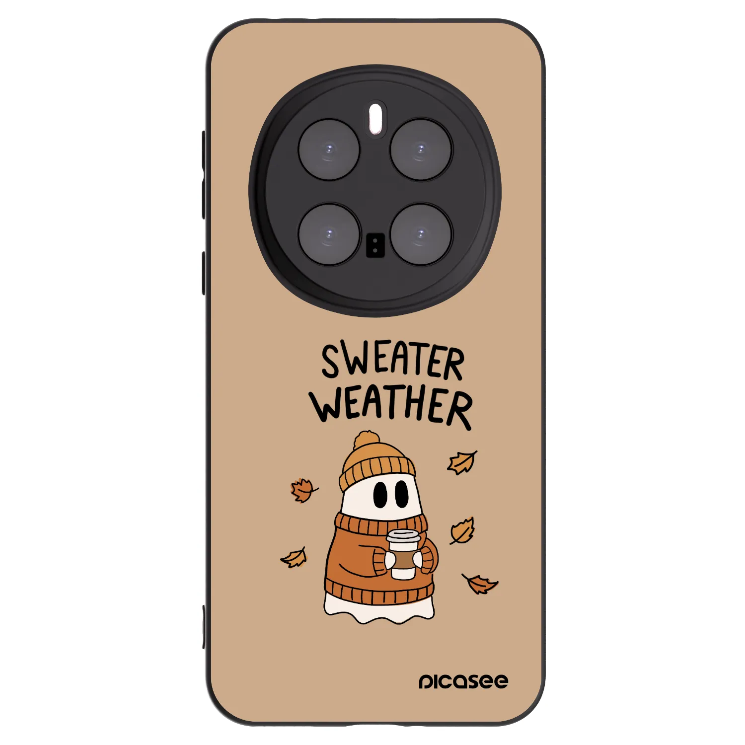 Picasee husă neagră din silicon pentru Honor Magic7 Pro 5G - Sweater ghost