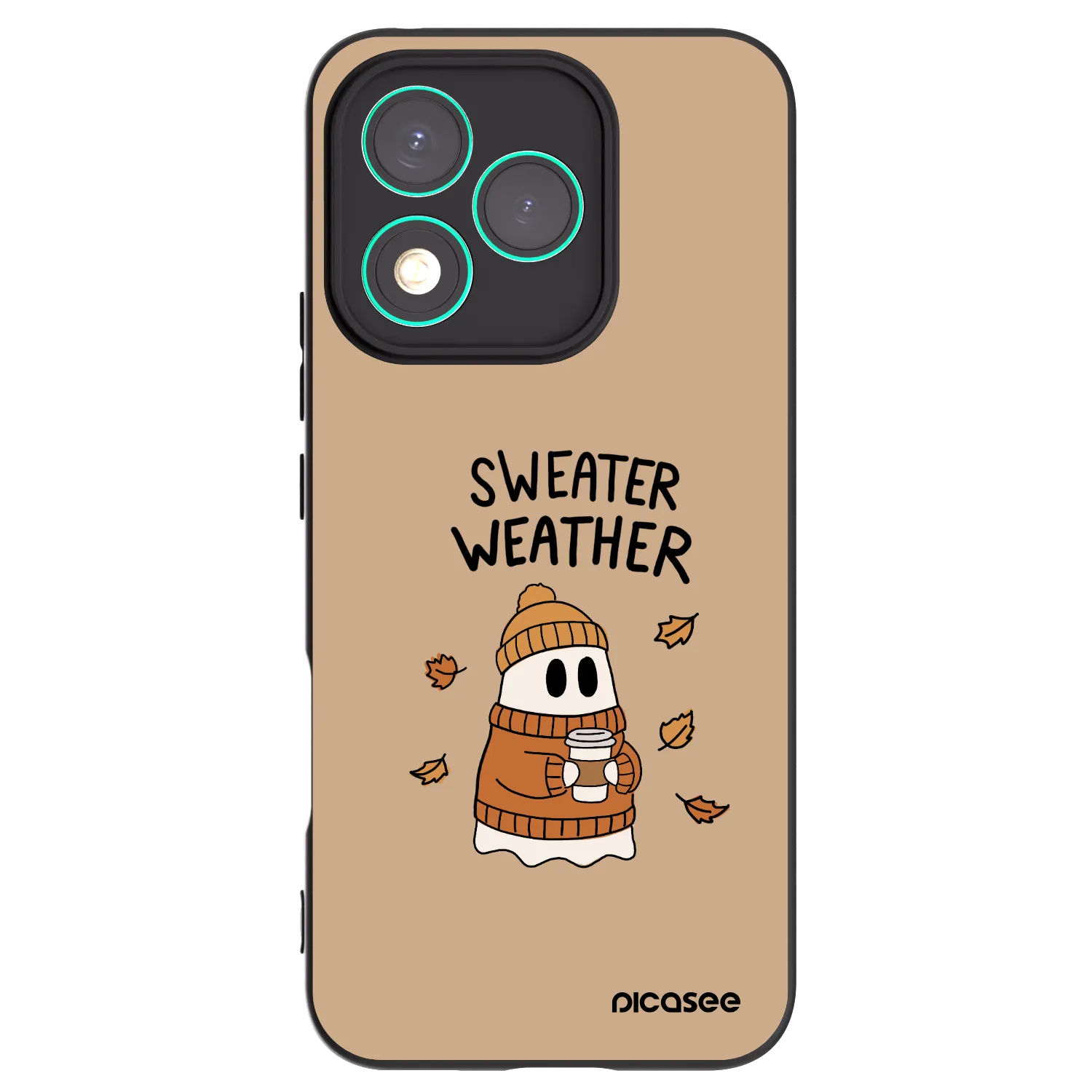 Picasee husă neagră din silicon pentru Honor 400 Lite 5G - Sweater ghost