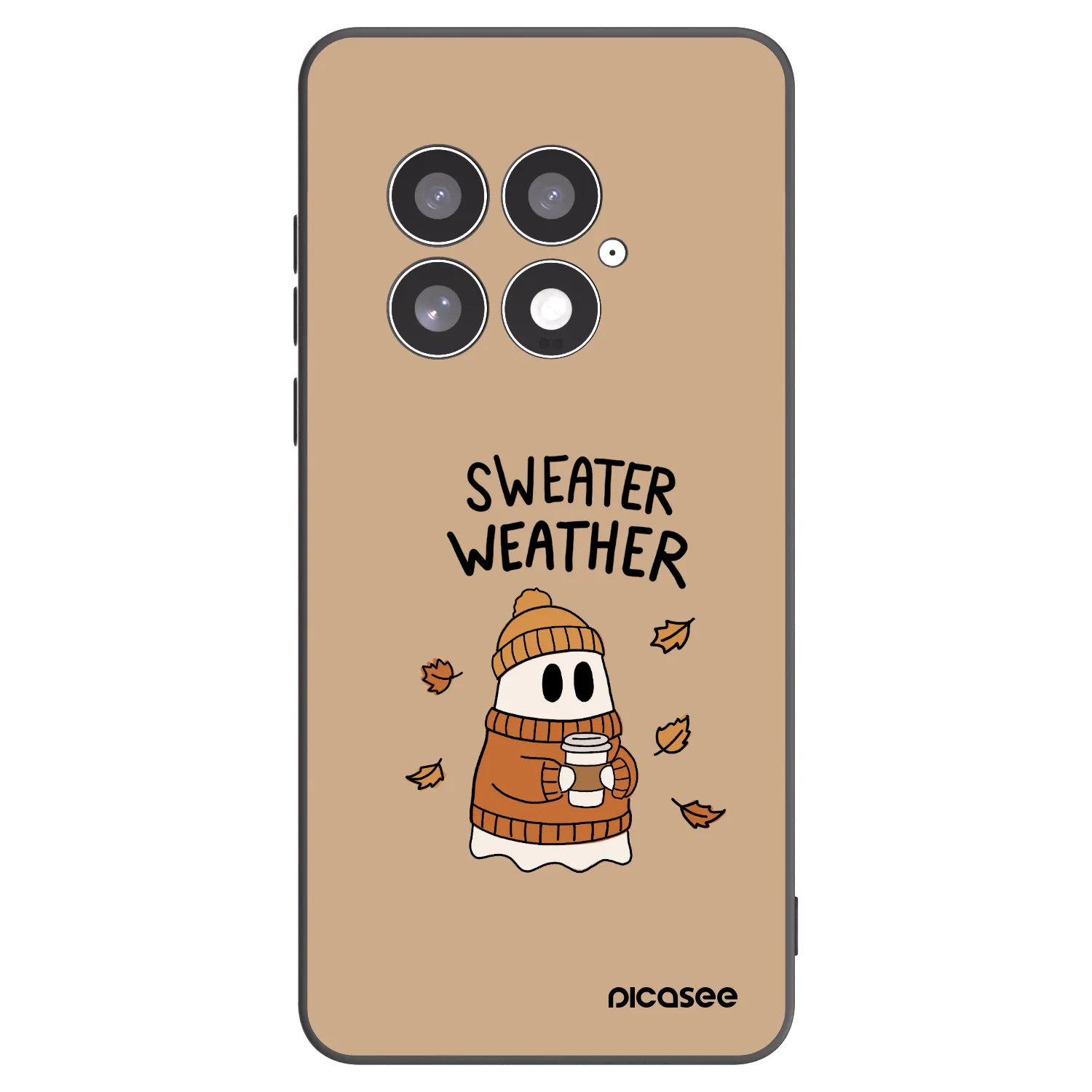 Picasee husă neagră din silicon pentru OnePlus 13 5G - Sweater ghost