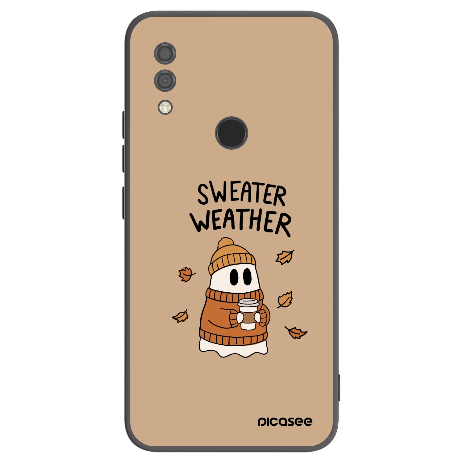 Picasee husă neagră din silicon pentru Xiaomi Redmi 7 - Sweater ghost