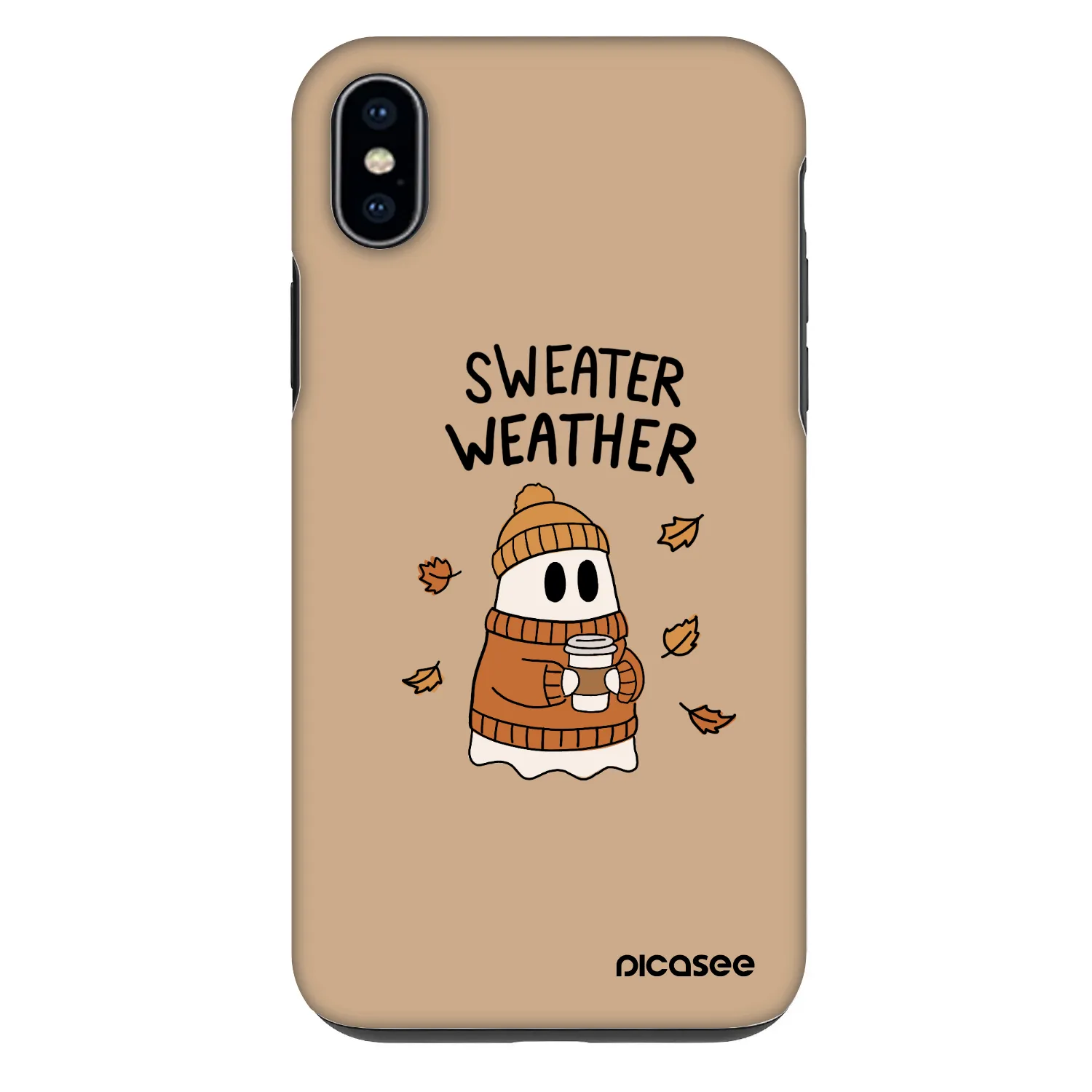 Picasee Fashion Case pentru Apple iPhone XS Max - Sweater ghost