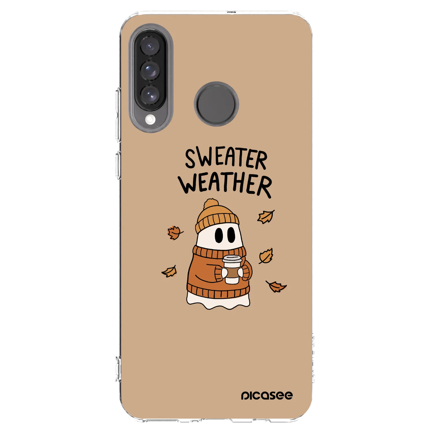 Picasee husă transparentă din silicon pentru Huawei P30 Lite - Sweater ghost