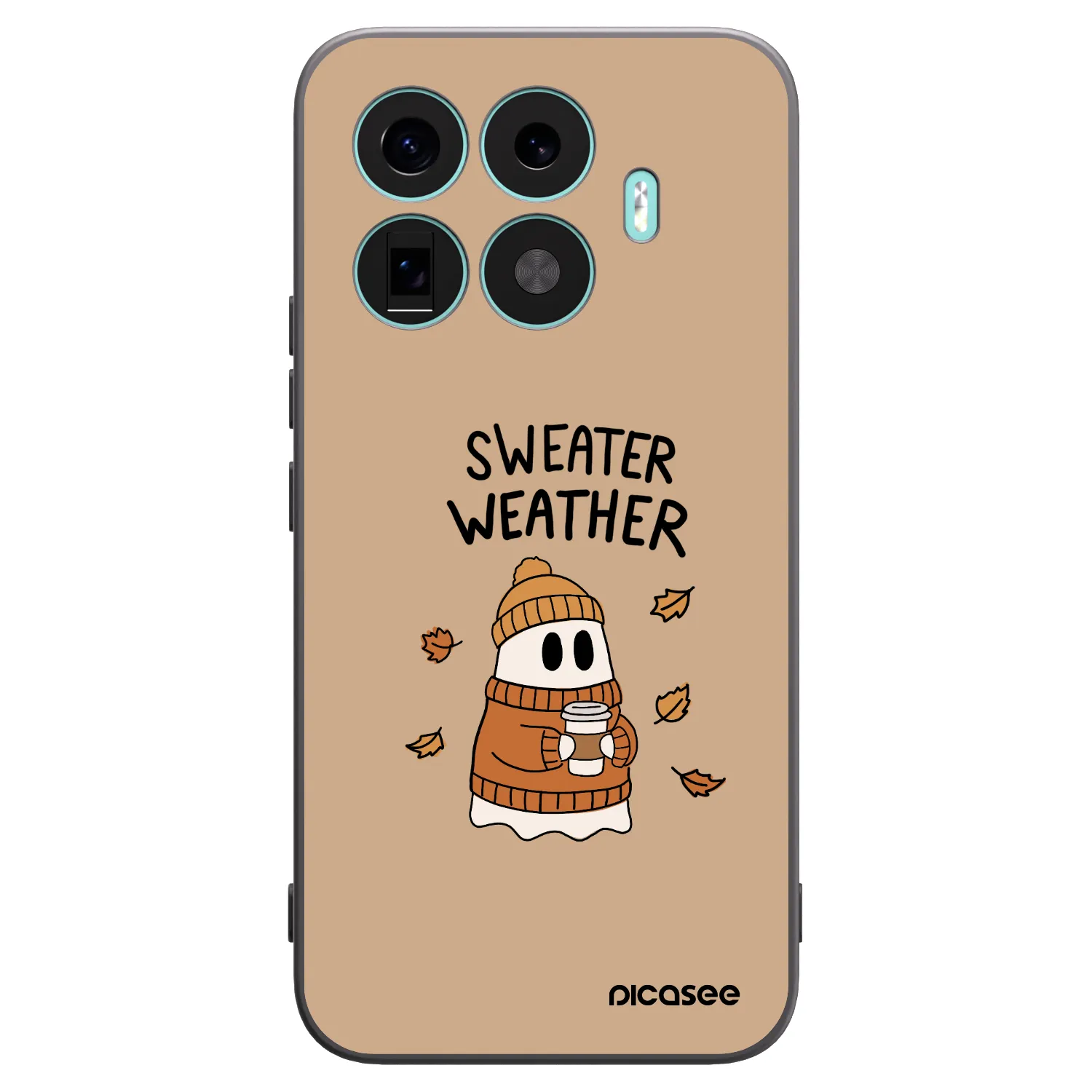 Picasee husă neagră din silicon pentru Xiaomi 17T Pro - Sweater ghost