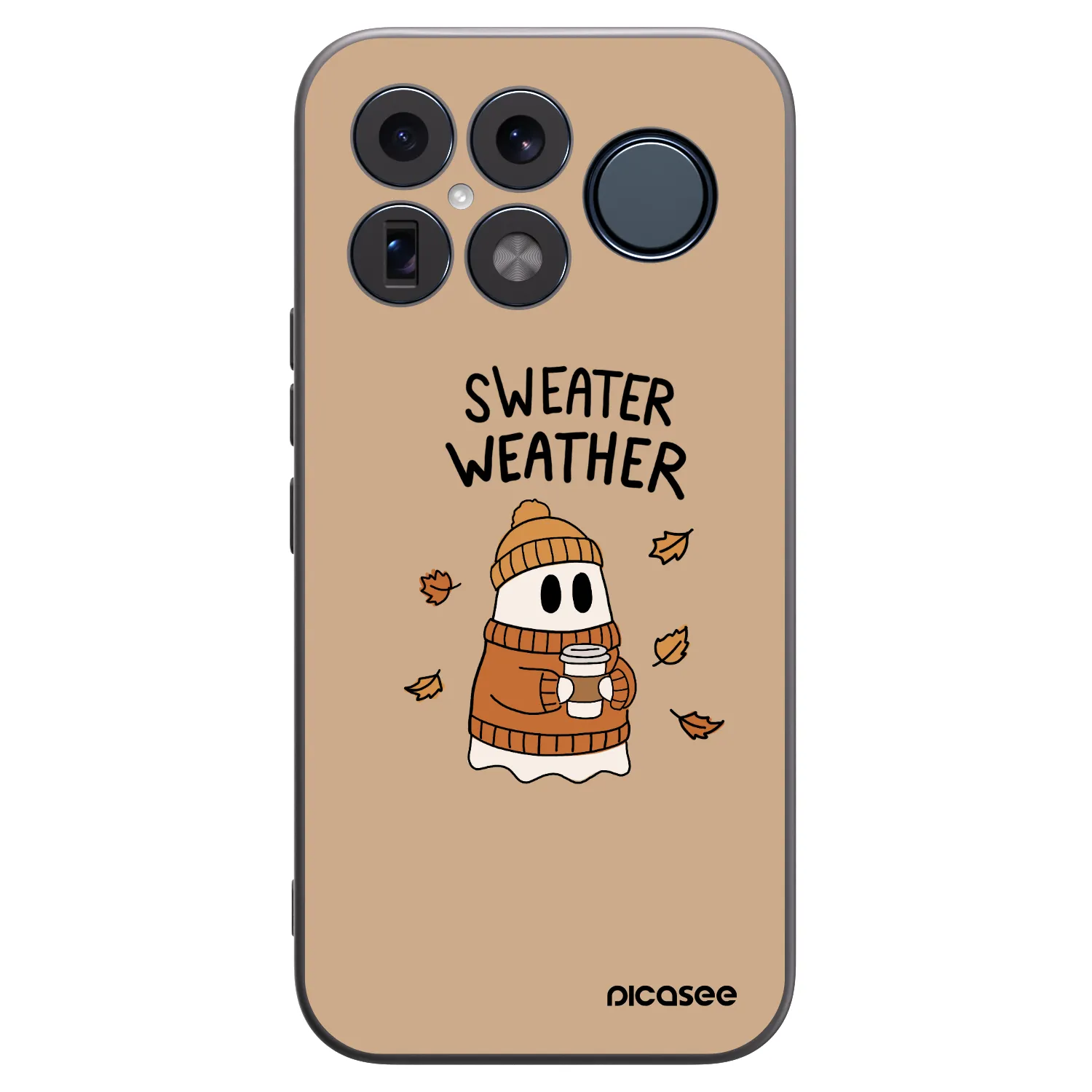 Picasee husă neagră din silicon pentru Xiaomi Poco F8 Ultra - Sweater ghost