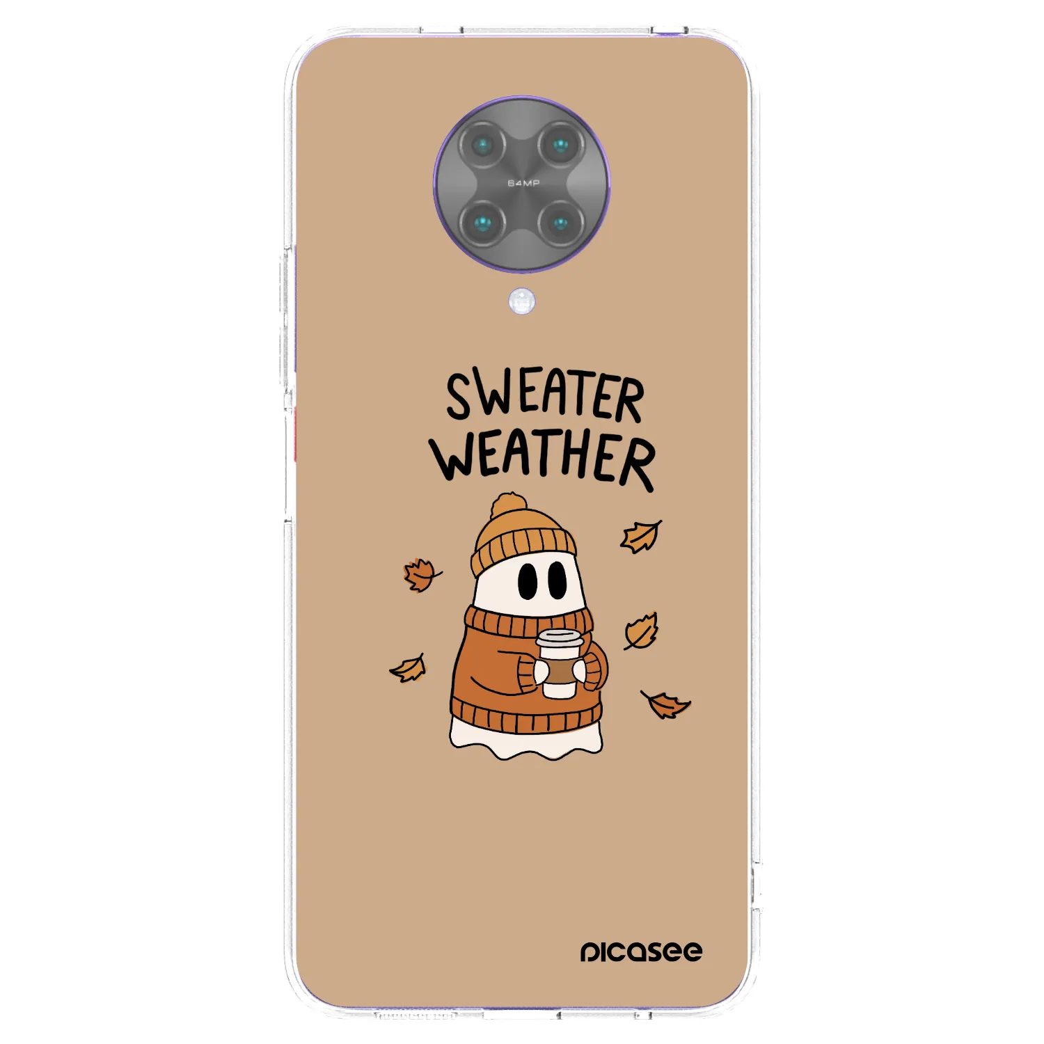 Picasee husă transparentă din silicon pentru Xiaomi Poco F2 Pro - Sweater ghost