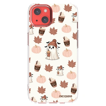 Picasee husă transparentă din silicon pentru Apple iPhone 13 - Pumpkin spice