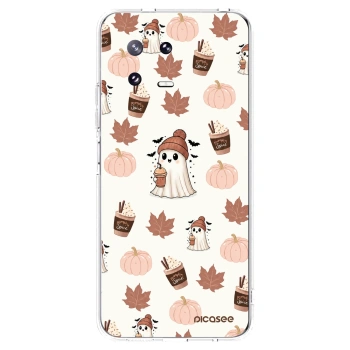 Picasee husă transparentă din silicon pentru Xiaomi 13 Pro - Pumpkin spice