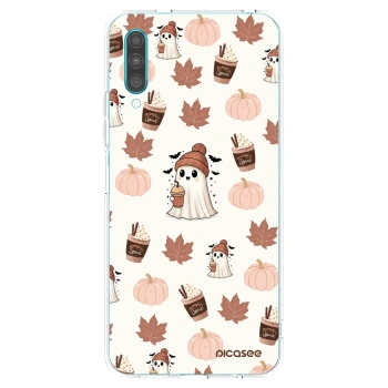 Picasee husă transparentă din silicon pentru Samsung Galaxy A30s A307F - Pumpkin spice