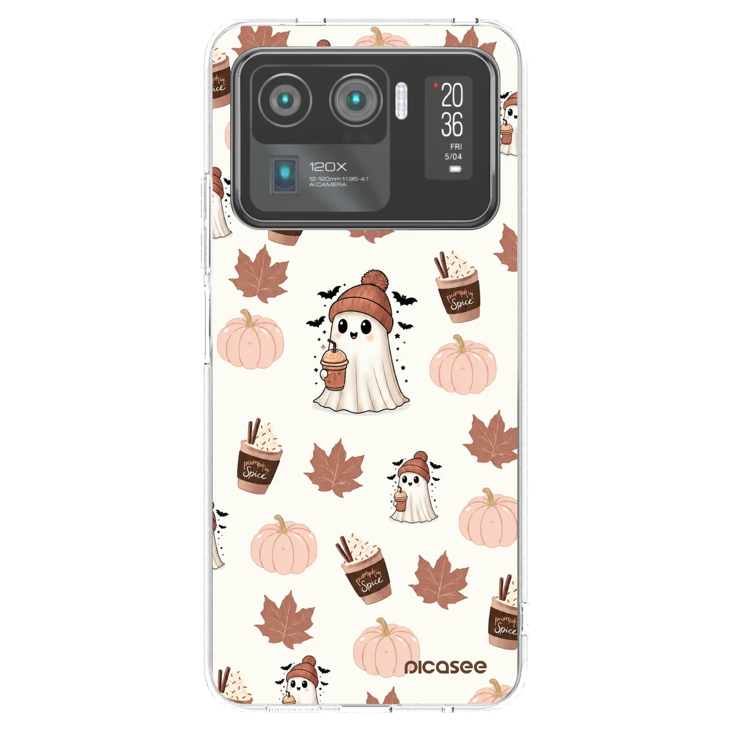 Picasee husă transparentă din silicon pentru Xiaomi Mi 11 Ultra - Pumpkin spice
