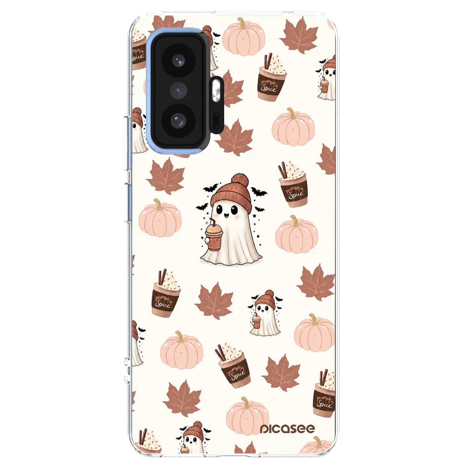 Picasee husă transparentă din silicon pentru Xiaomi 11T - Pumpkin spice