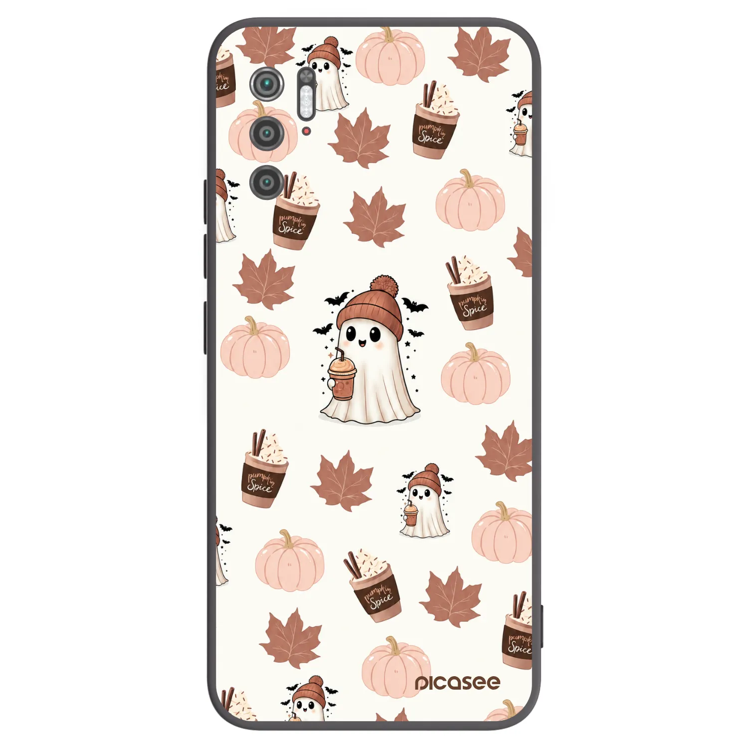 Picasee husă neagră din silicon pentru Xiaomi Poco M3 Pro 5G - Pumpkin spice