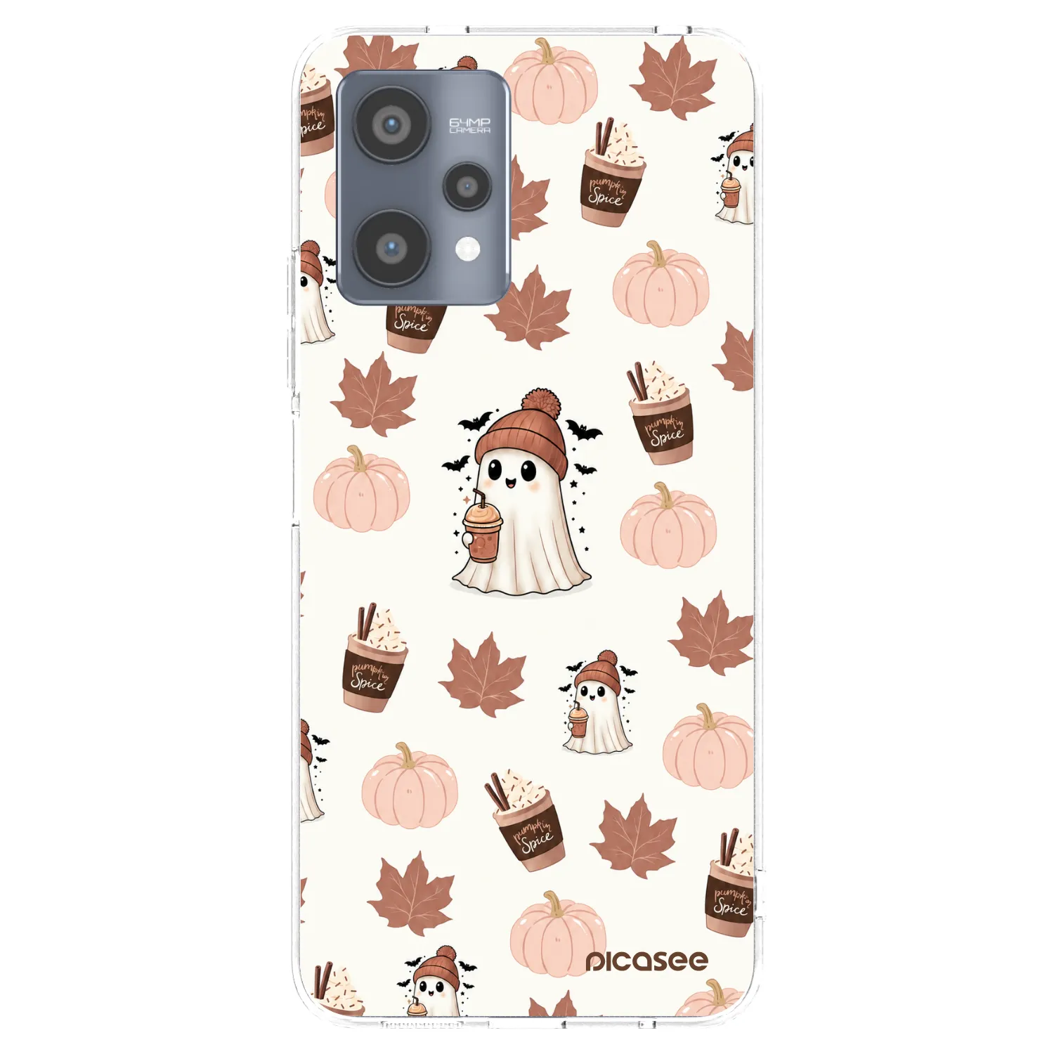 Picasee husă transparentă din silicon pentru Realme 9 Pro 5G - Pumpkin spice