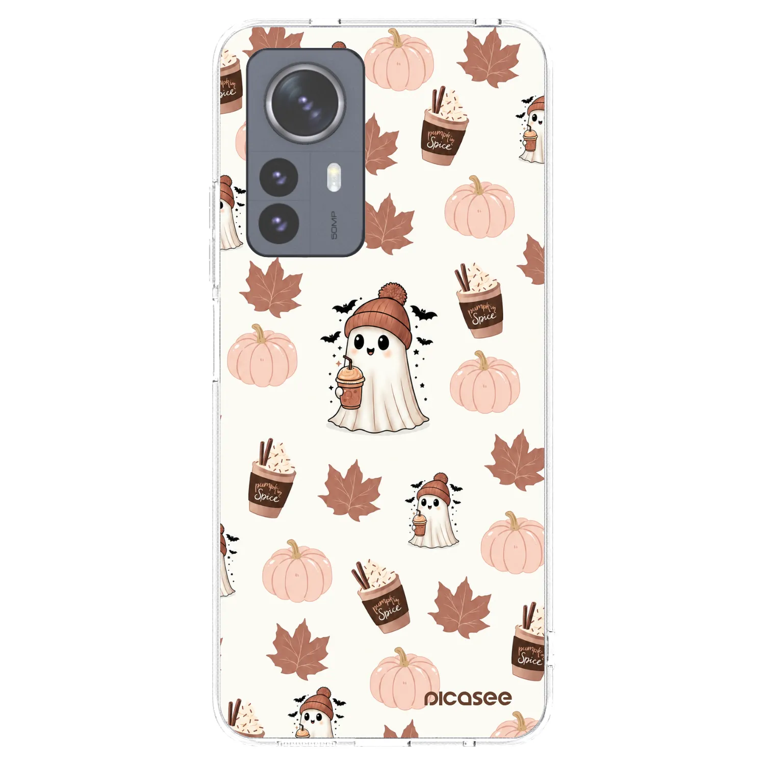 Picasee husă transparentă din silicon pentru Xiaomi 12 Pro - Pumpkin spice