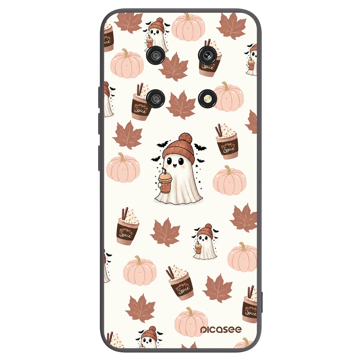 Picasee husă neagră din silicon pentru Honor Magic4 Lite 5G - Pumpkin spice