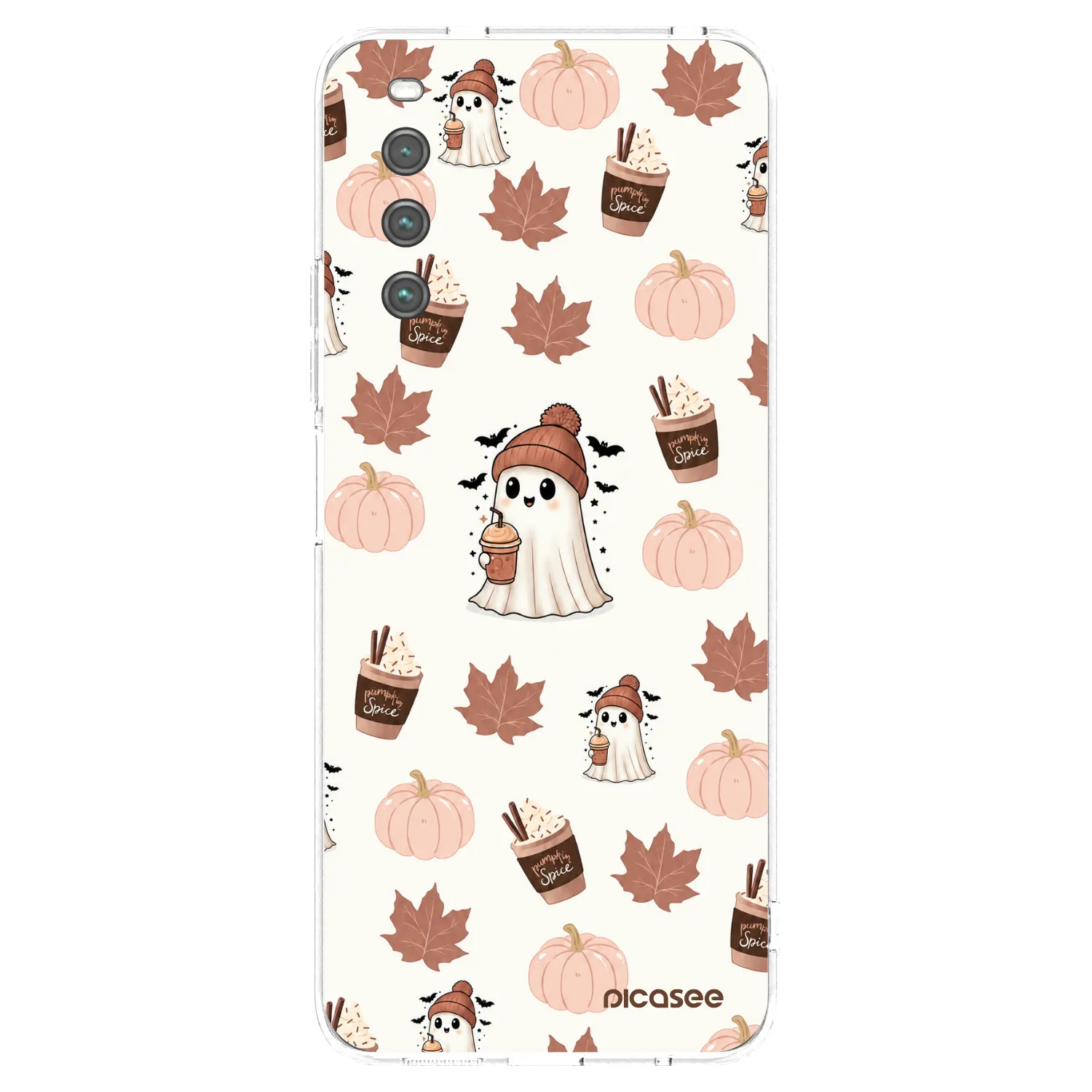 Picasee husă transparentă din silicon pentru Sony Xperia 10 IV 5G - Pumpkin spice