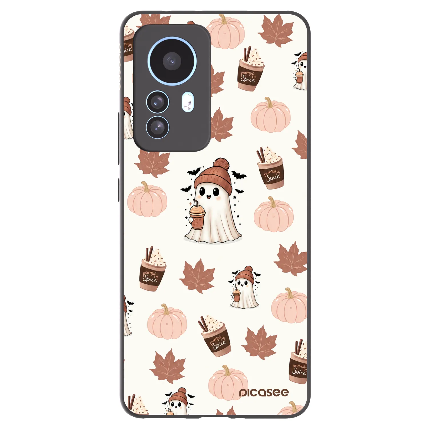 Picasee husă neagră din silicon pentru Xiaomi 12T Pro - Pumpkin spice