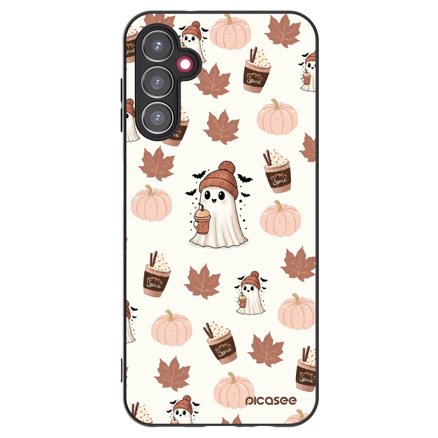 Picasee husă neagră din silicon pentru Samsung Galaxy A14 5G A146P - Pumpkin spice
